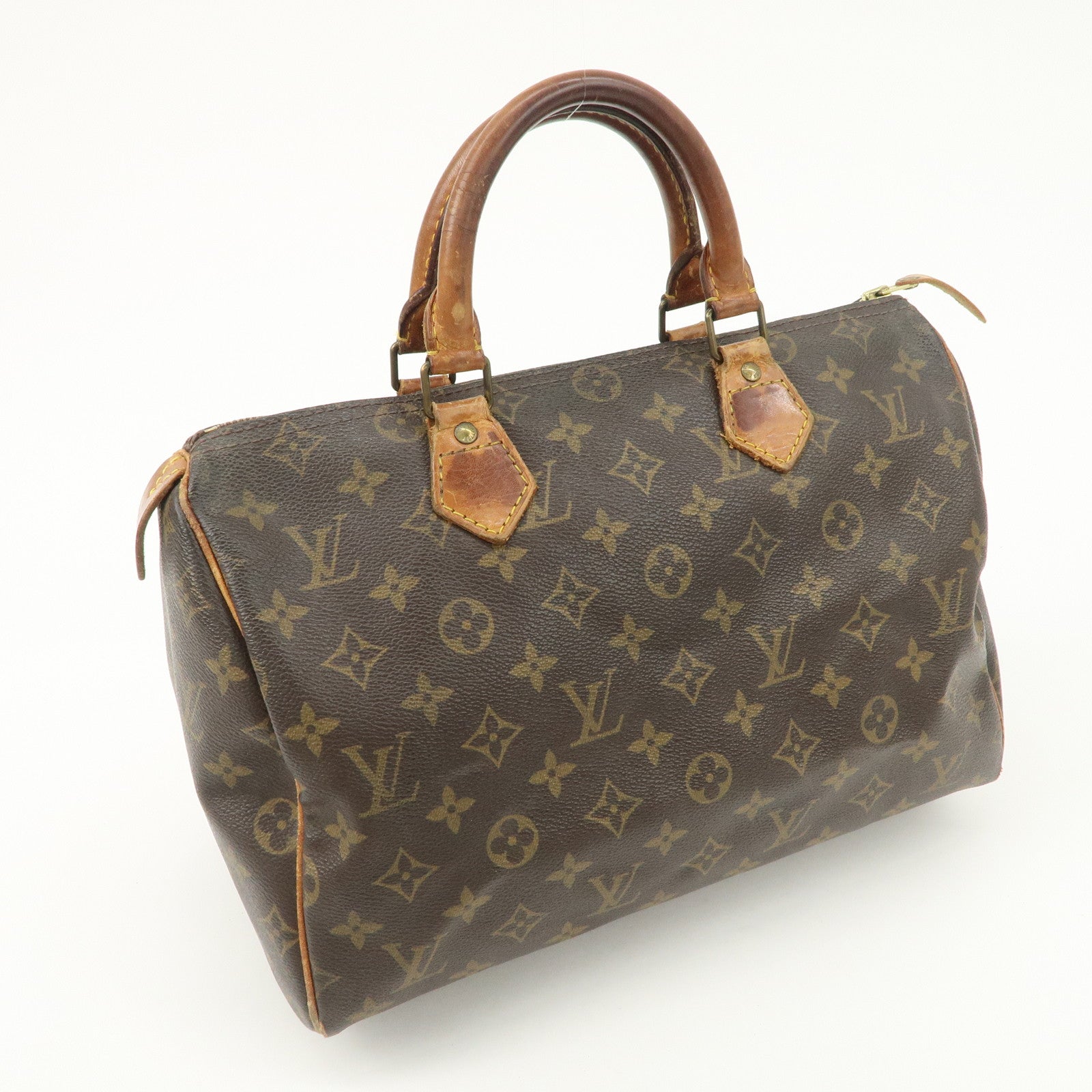 Louis Vuitton Monogram Speedy 30 Boston Bag Hand Bag M41526 Used