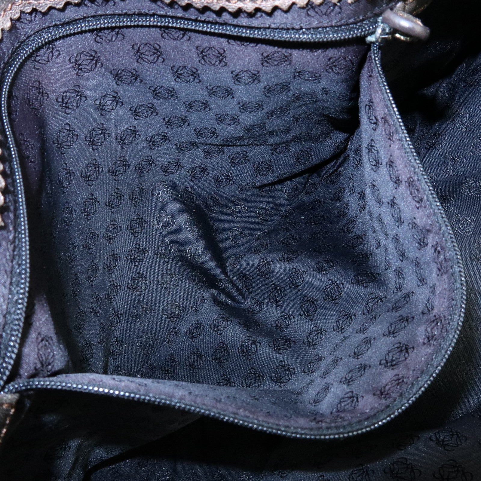 LOEWE Anagram Nappa Leather Tote Bag Hand Bag Bronze