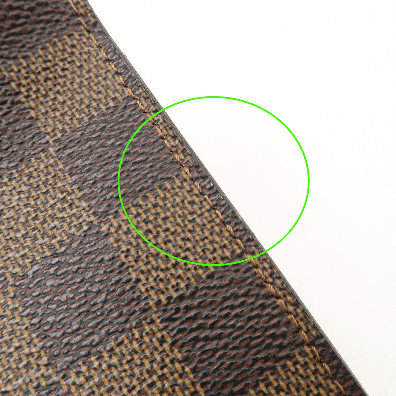 Louis Vuitton Damier Canvas Portefeuille Sarah Wallet Brown N61734