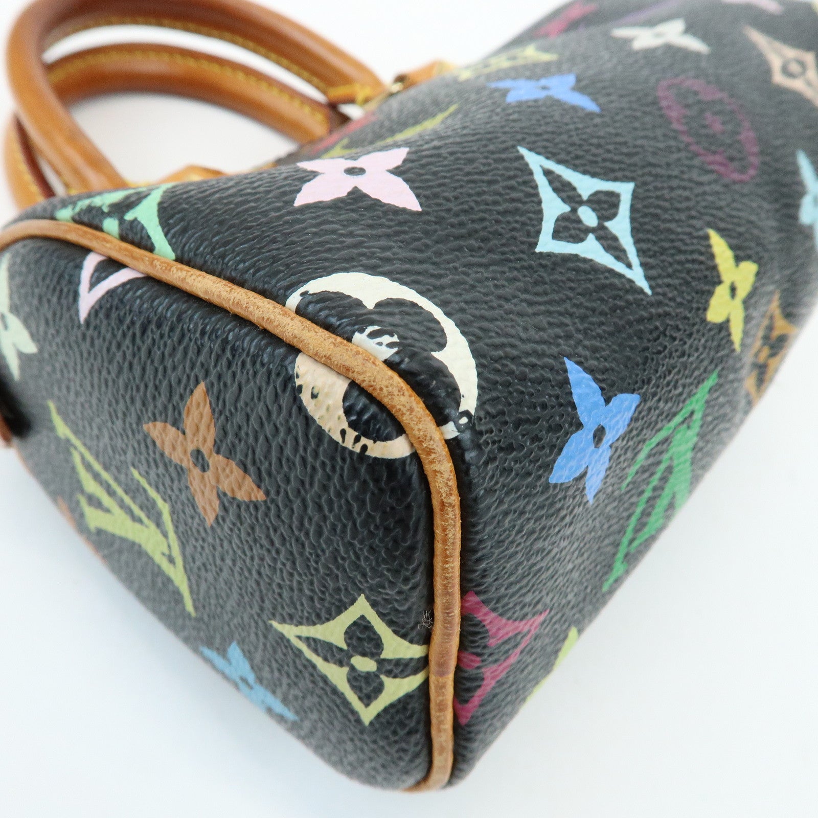 Louis Vuitton Monogram Multicolor Mini Speedy Mini Bag Noir M92644