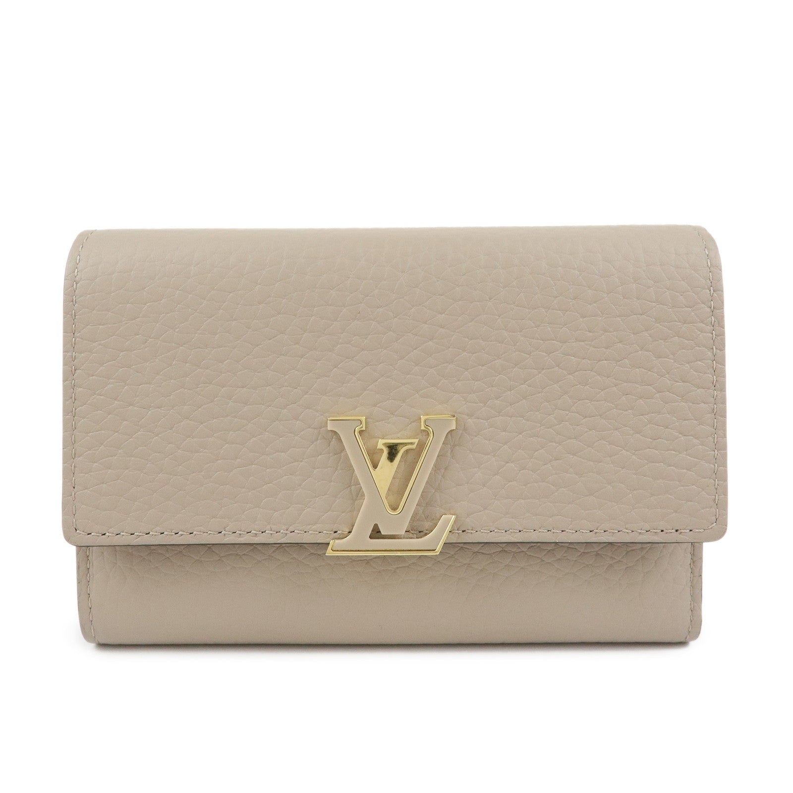 Louis Vuitton Portefeuille Capucines Compact Wallet Galet M62159