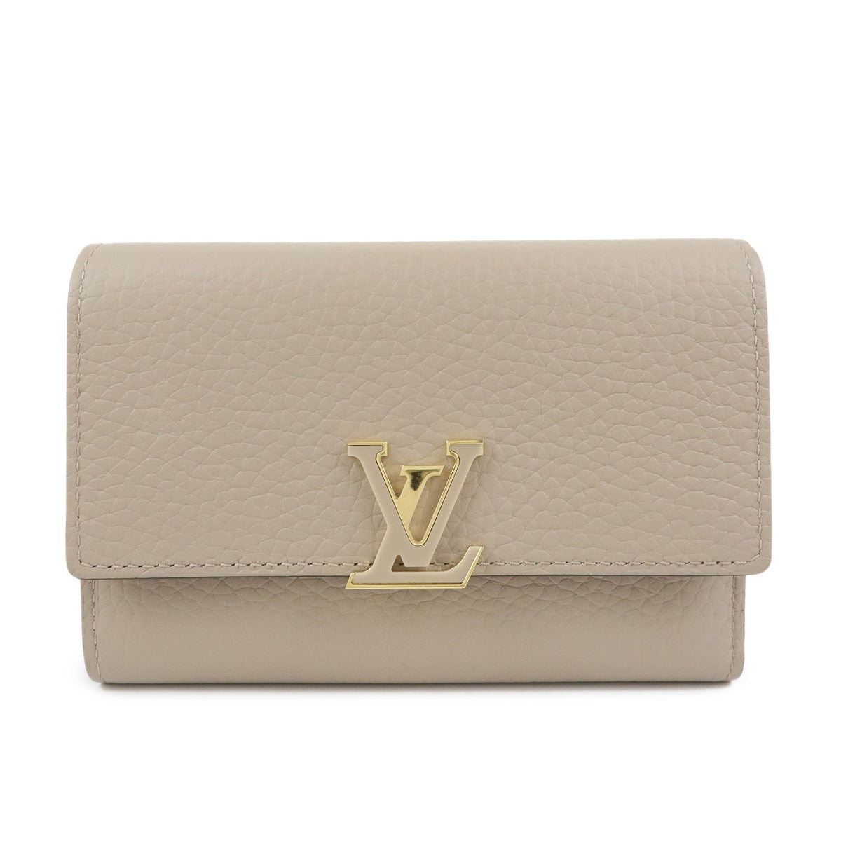 Louis Vuitton Portefeuille Capucines Compact Wallet Galet M62159