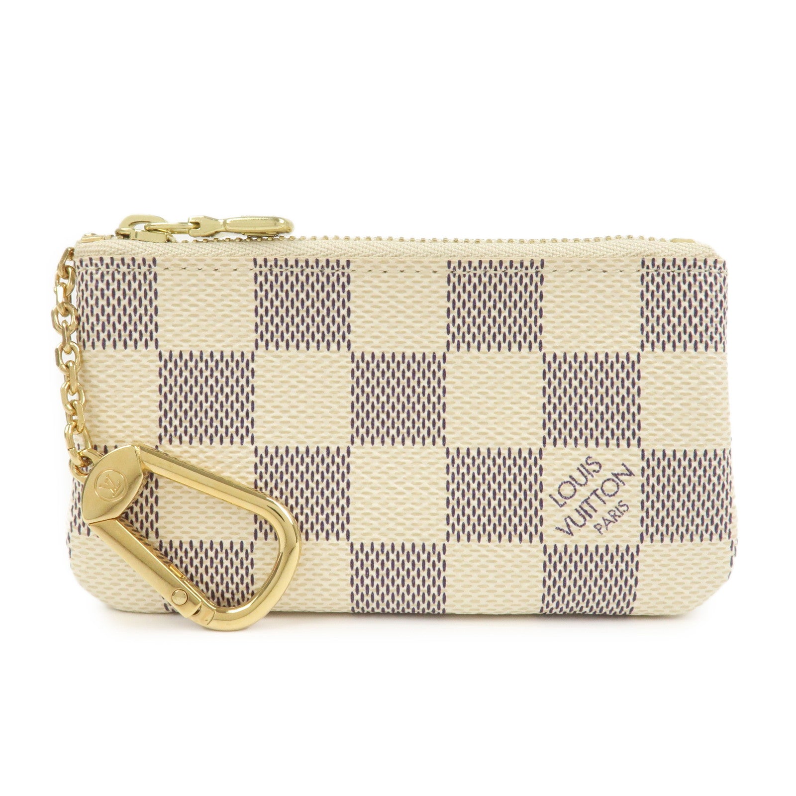 Louis Vuitton Damier Azur Pochette Cles Coin Case N62659