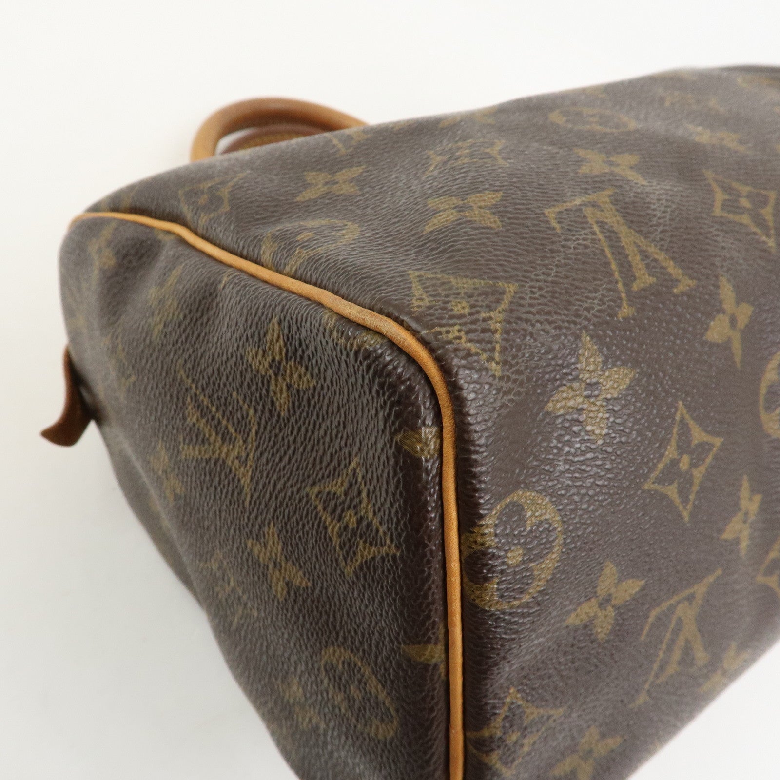 Louis Vuitton Monogram Speedy 25 Boston Bag Hand Bag Brown M41528