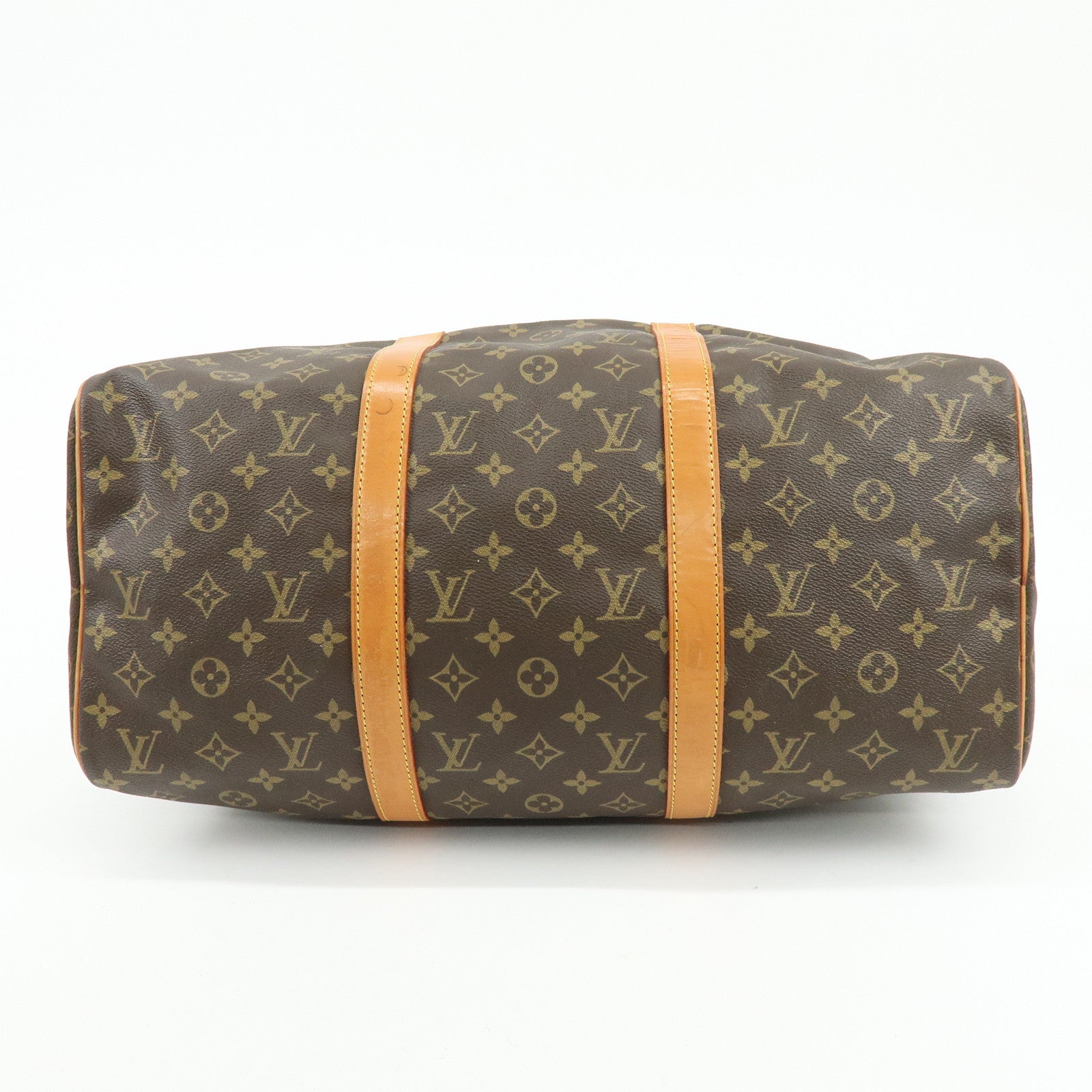 Louis Vuitton Monogram Sac Souple 45 Boston Bag Brown M41624