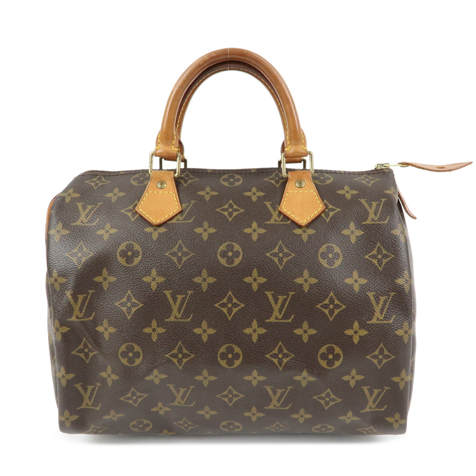 Louis Vuitton Monogram Speedy 30 Boston Bag Hand Bag Brown M41526