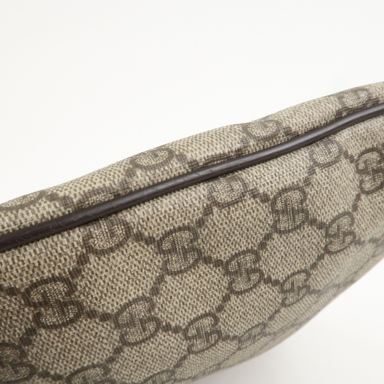 GUCCI GG Supreme Shoulder Bag Crossbody Bag Beige Brown 201446