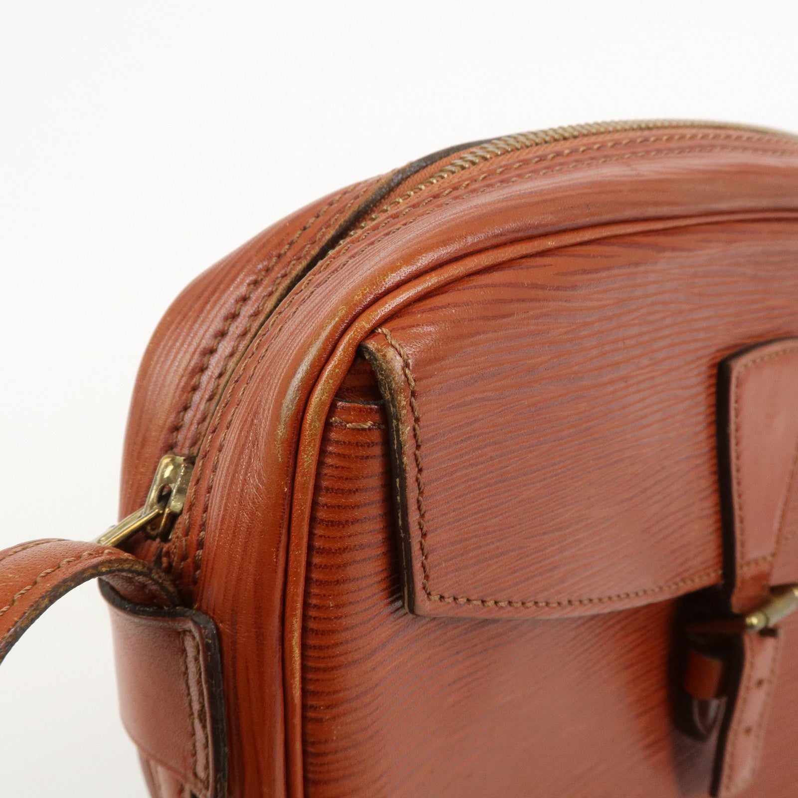 Louis Vuitton Epi Jeune Fille Shoulder Bag Kenya Brown M52153