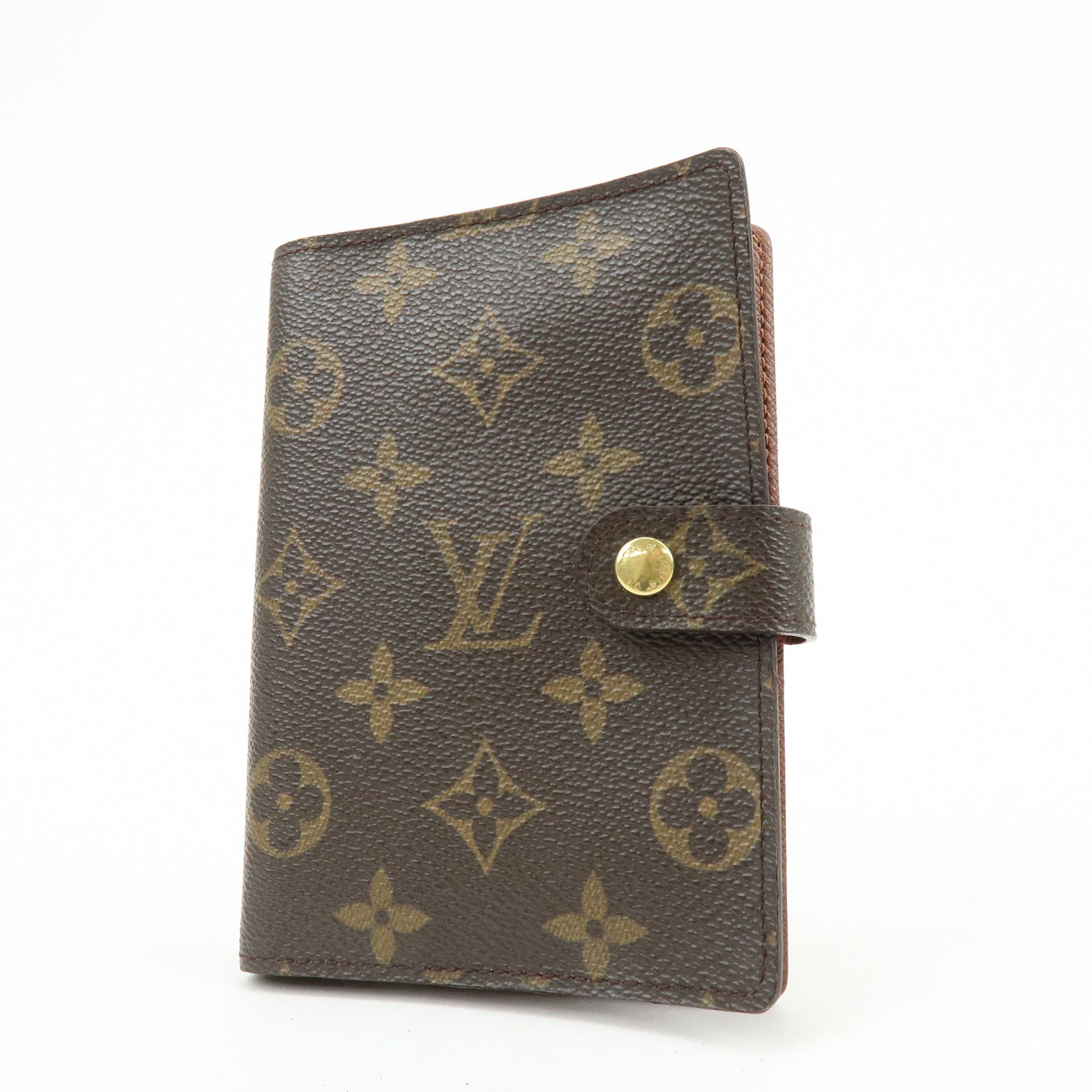 Louis Vuitton Monogram Agenda PM Planner Cover Brown R20005