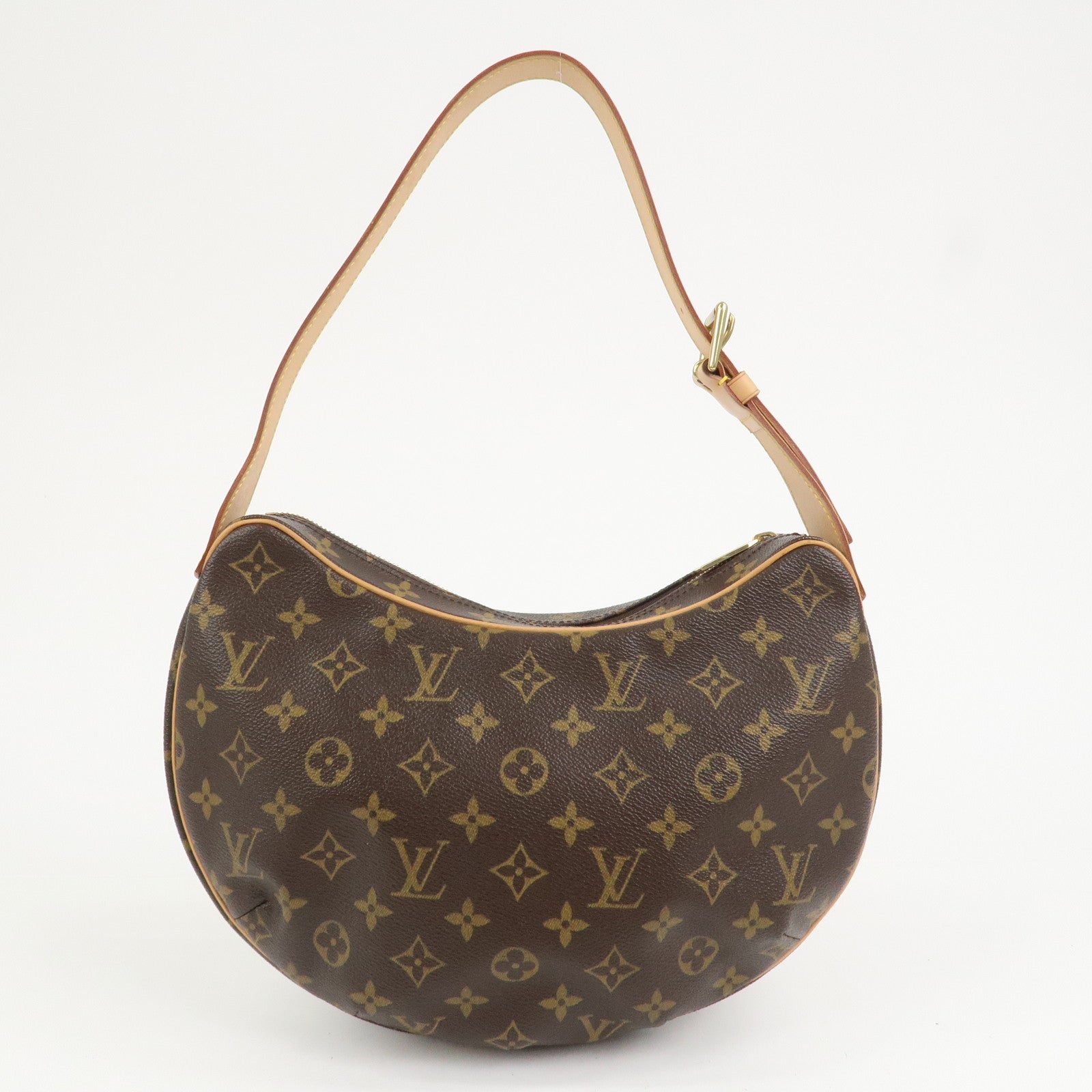 Louis Vuitton Monogram Croissant MM Shoulder Bag Brown M51512