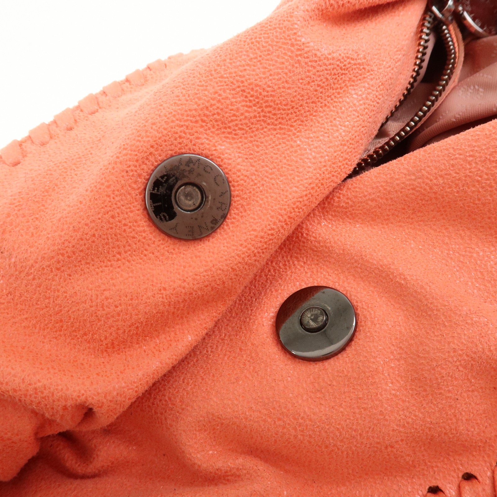 STELLA MCCARTNEY Falabella Fold-Over Tote 2Way Bag Orange
