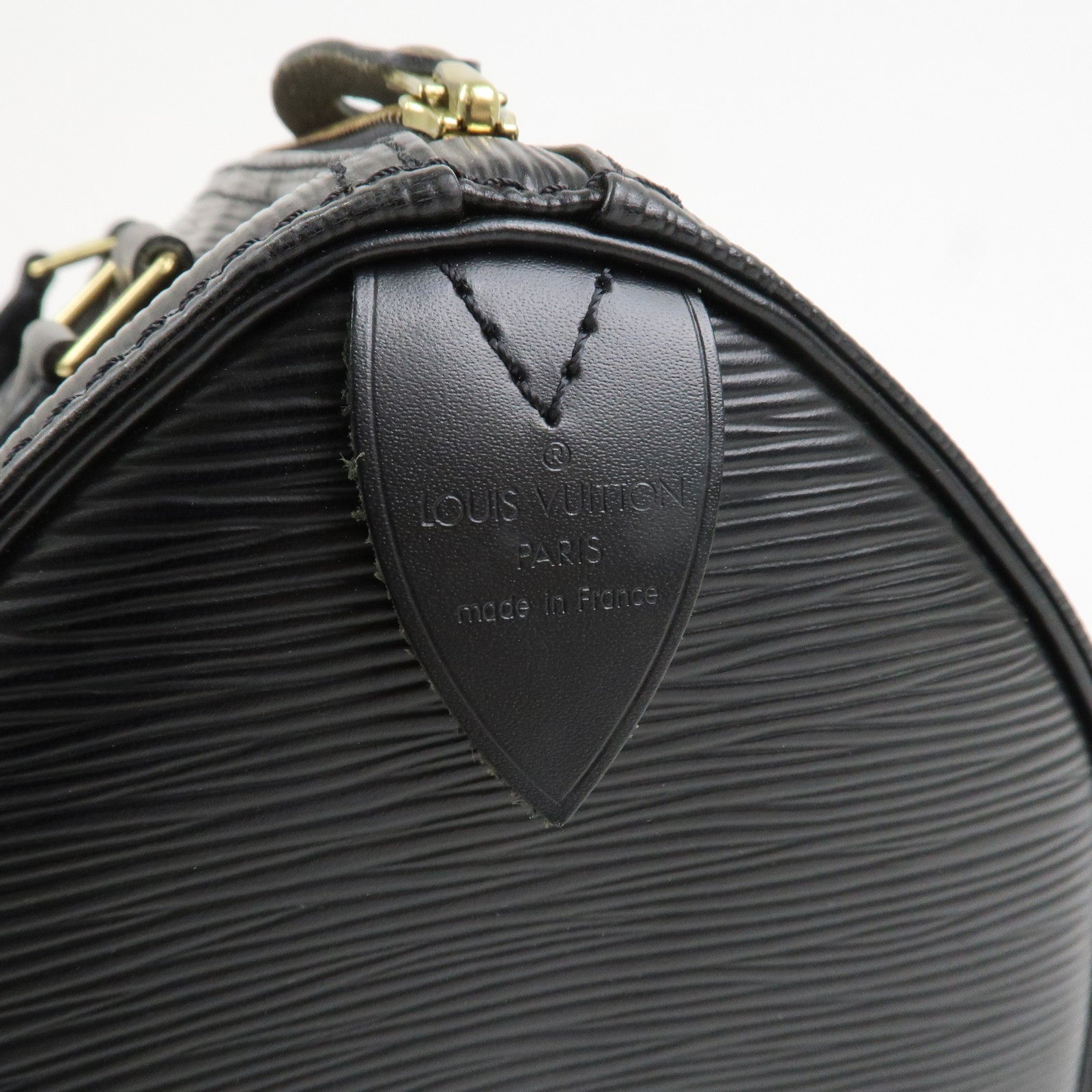 Louis Vuitton Epi Speedy 25 Hand Bag Boston Bag Noir M59032