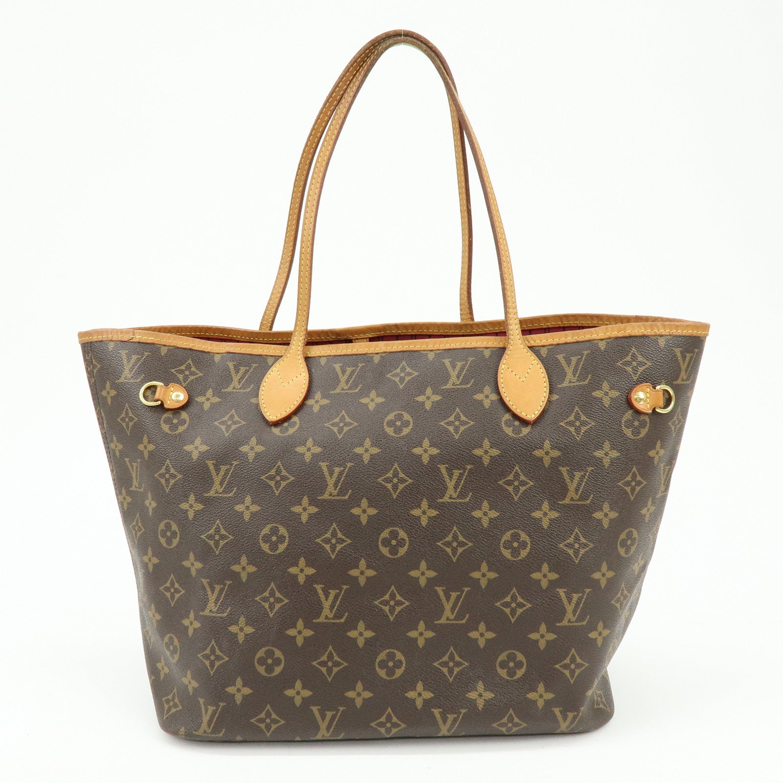 Louis Vuitton Monogram Neverfull MM Tote Bag Brown M41178