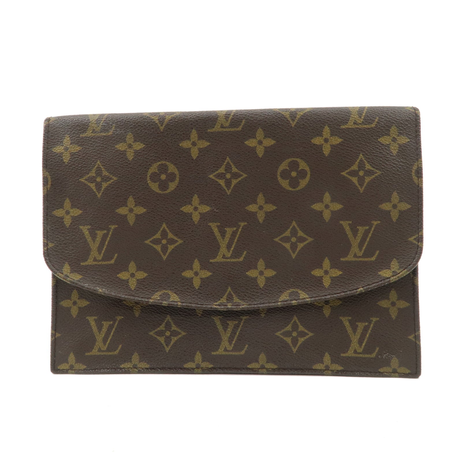 Louis Vuitton Monogram Pochette Lava 23 Clutch Bag M51940 Used