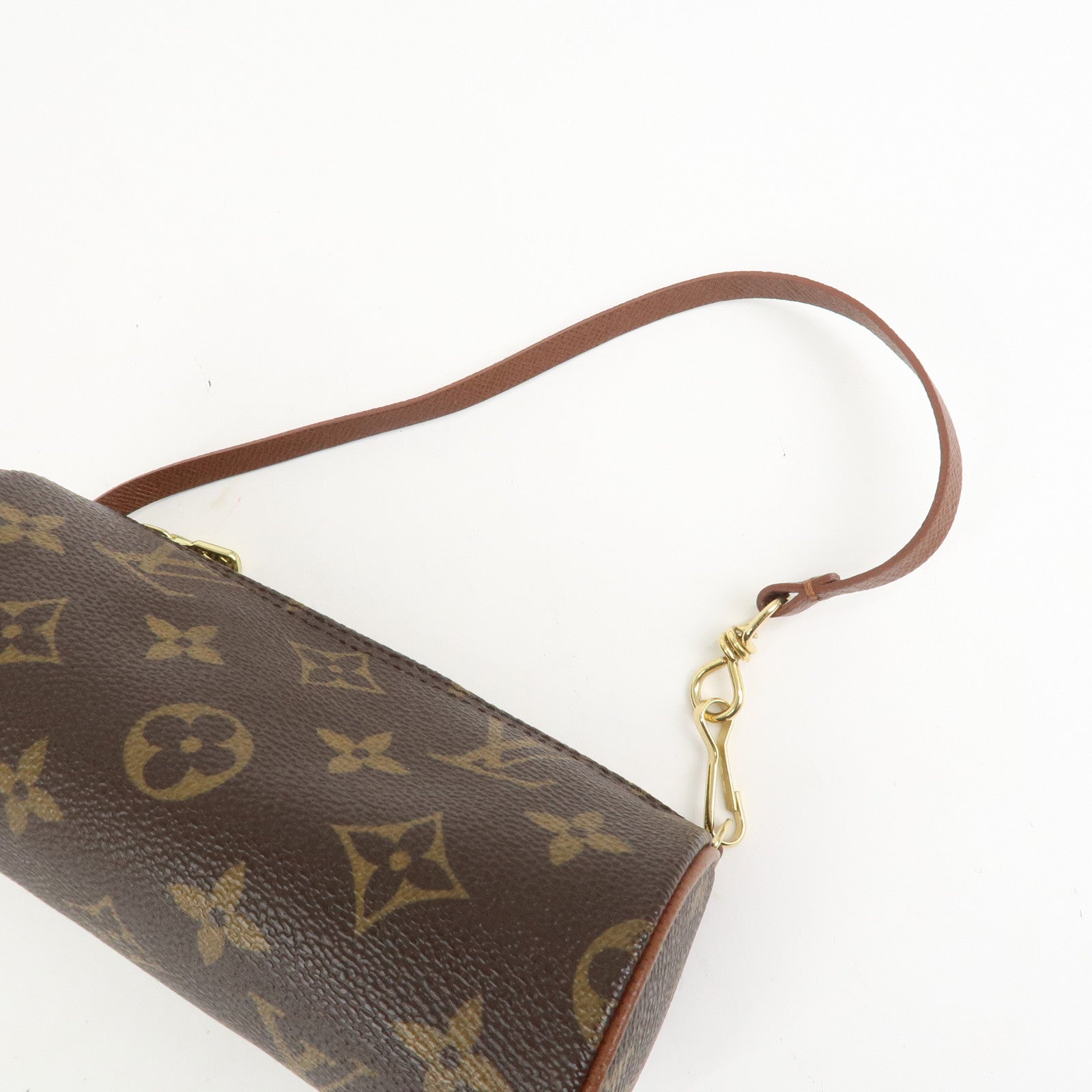 Louis Vuitton Monogram Mini Pouch for Papillon Bag Old Style Brown