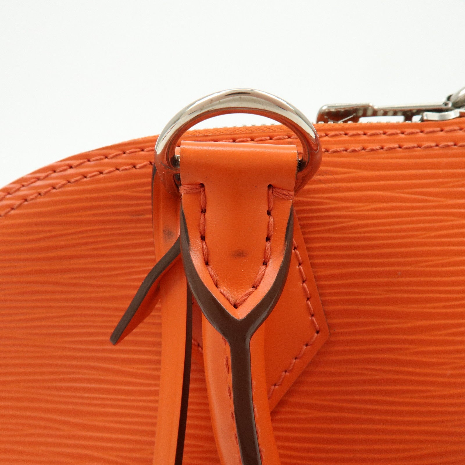 Louis Vuitton Epi Alma PM Hand Bag Pimont Orange M40623