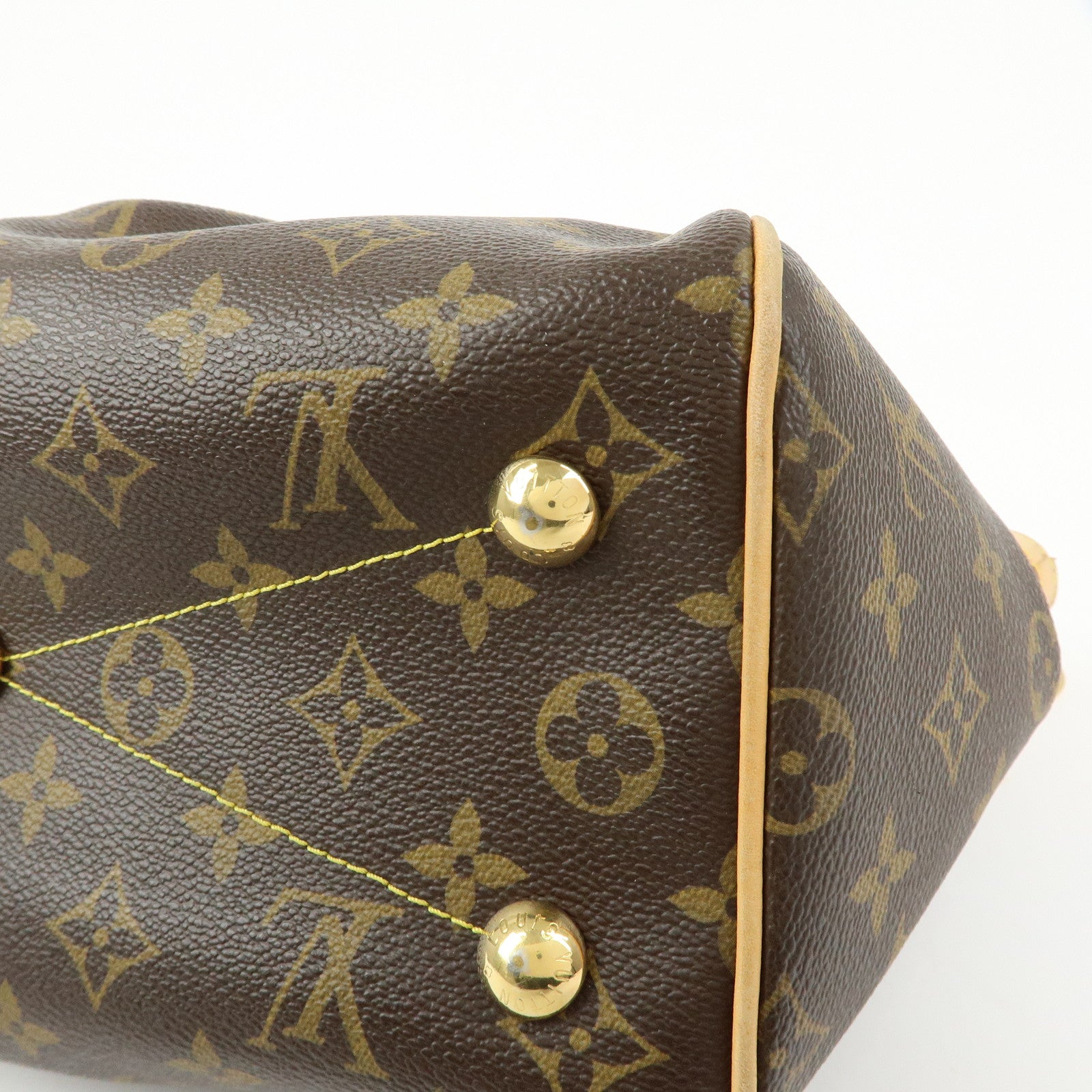 Louis Vuitton Monogram Tivoli PM Hand Bag Shoulder Bag Brown M40143