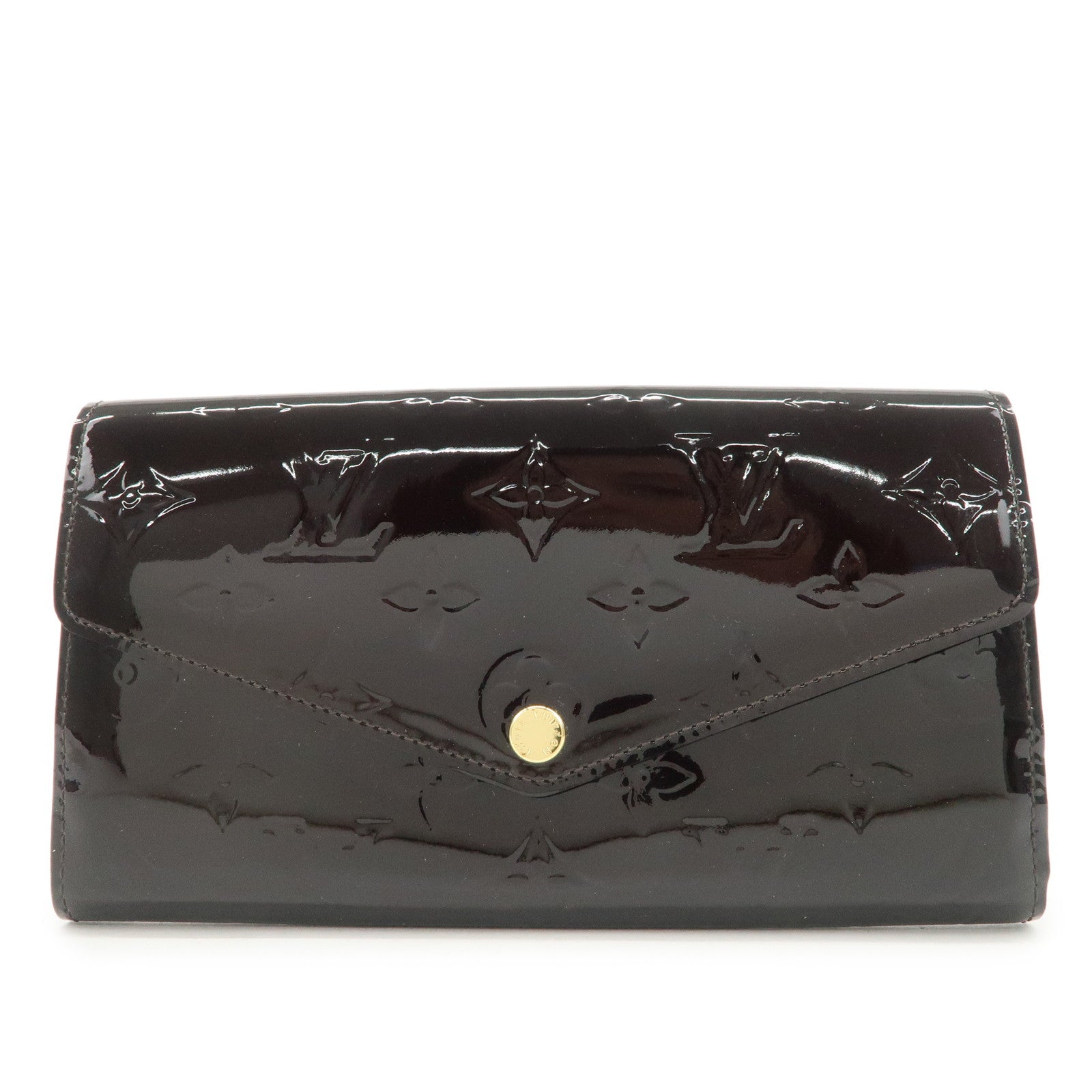 Louis Vuitton Monogram Vernis Portefeuille Sarah Long Wallet M90152