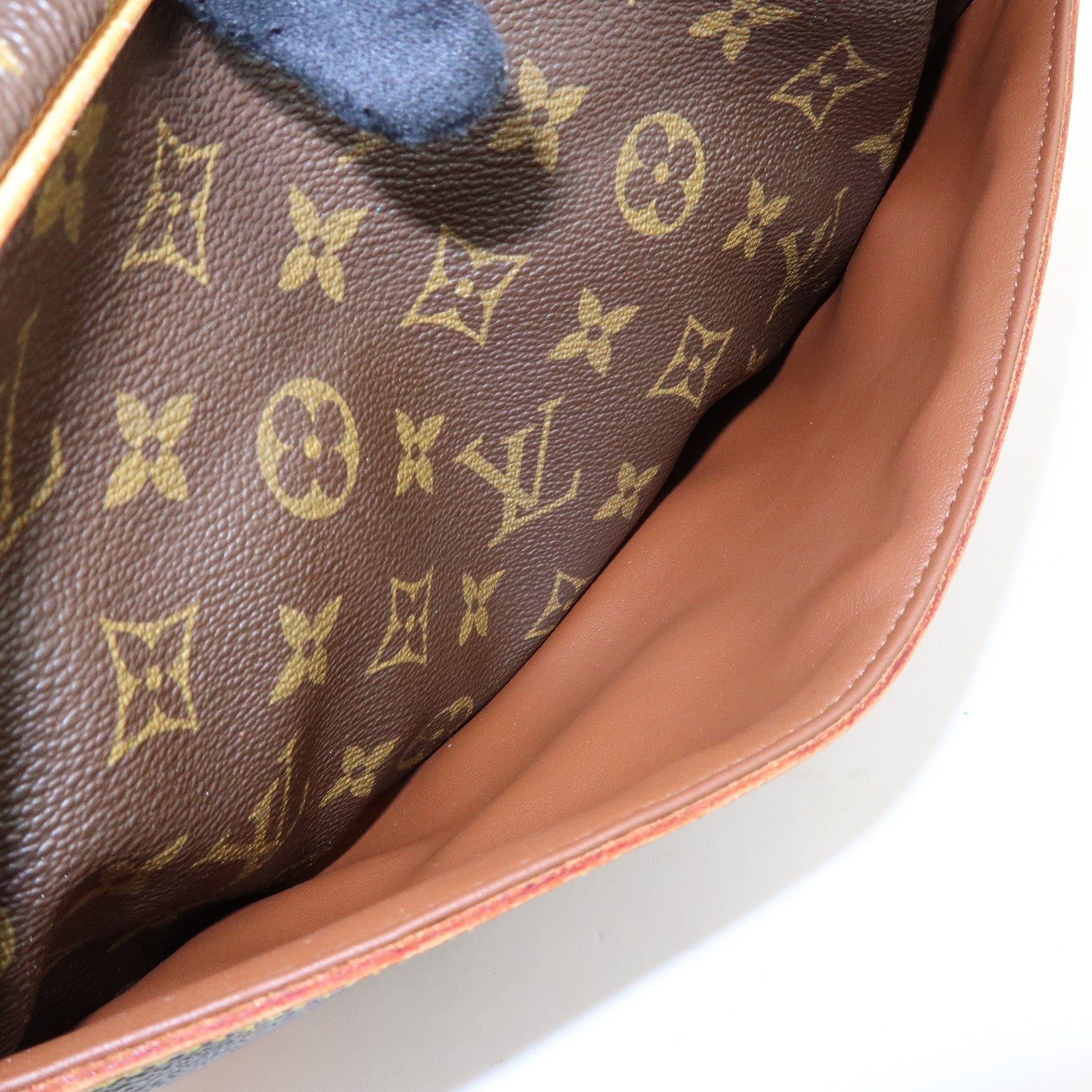 Louis Vuitton Monogram Compiegne 28 Pouch Clutch Bag Brown M51845