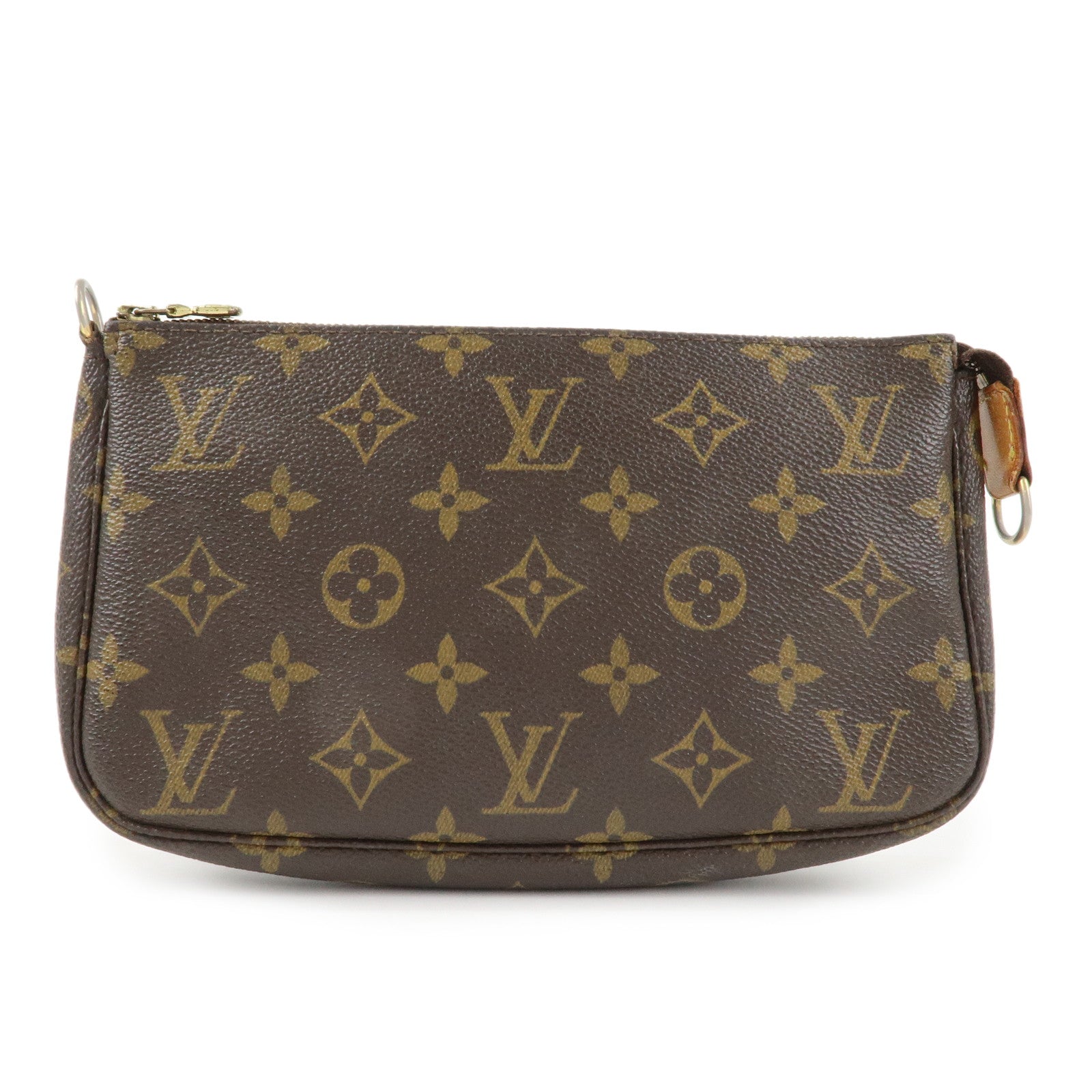 Louis Vuitton Monogram Pochette Accessoires Hand Bag Brown M51980