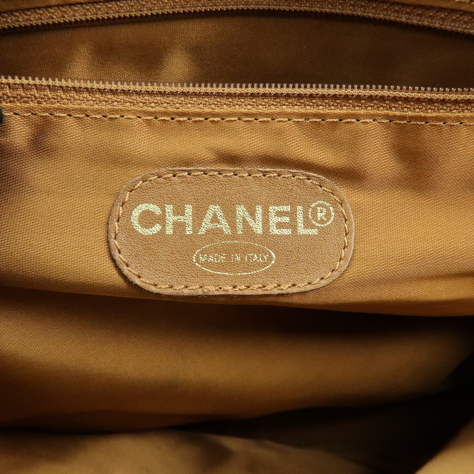 CHANEL Caviarskin Tote Bag Hand Bag Brown A08913