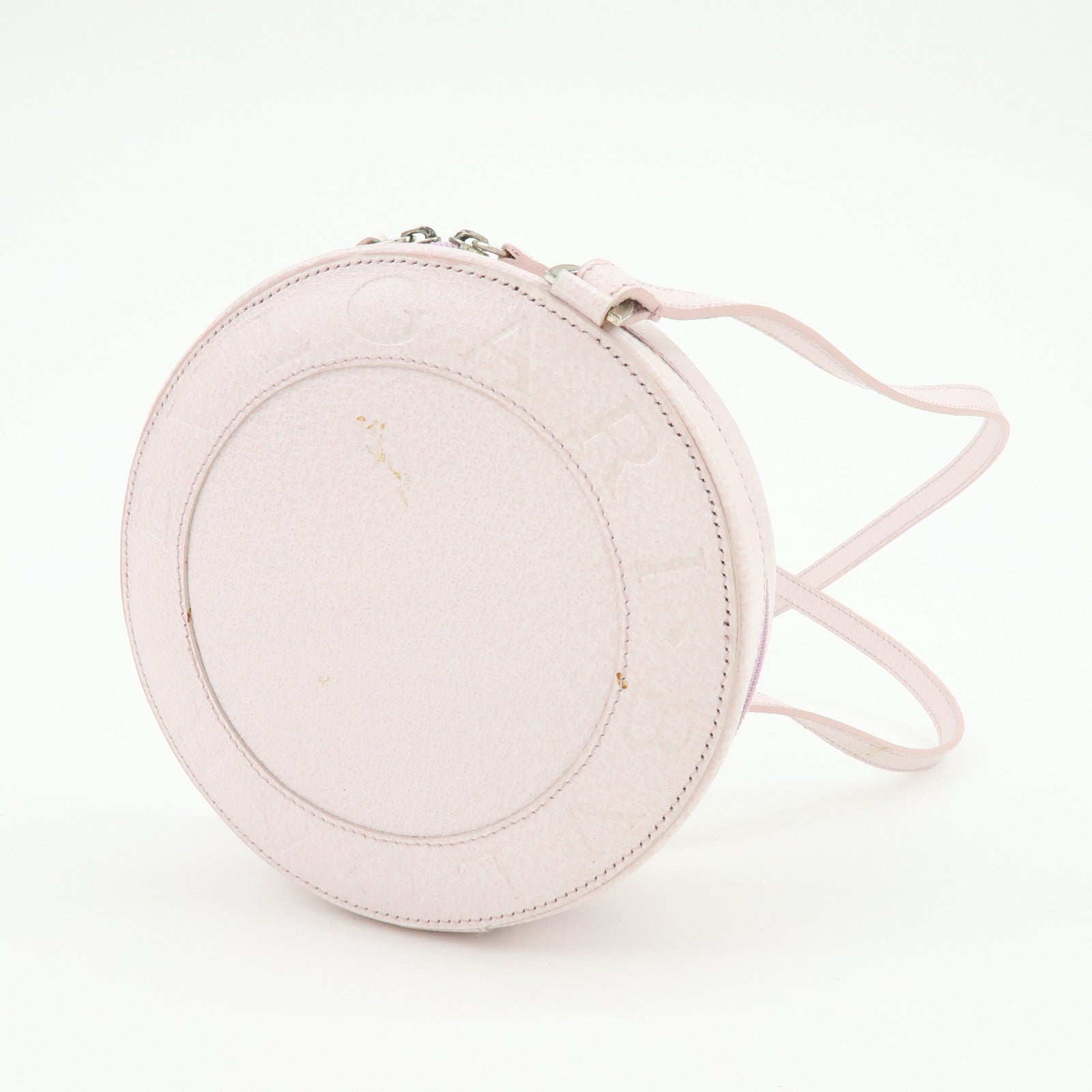 BVLGARI B-Zero1 Yo-Yo Leather Shoulder Bag Crossbody Bag Light Pink