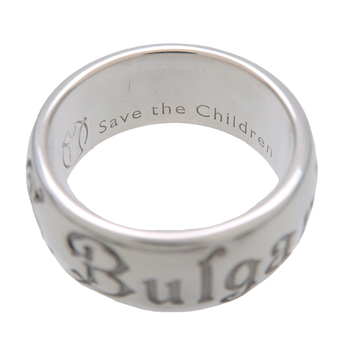 BVLGARI B-Zero1 Save the Children Ring SV925 Silver #51 US5.5 HK11