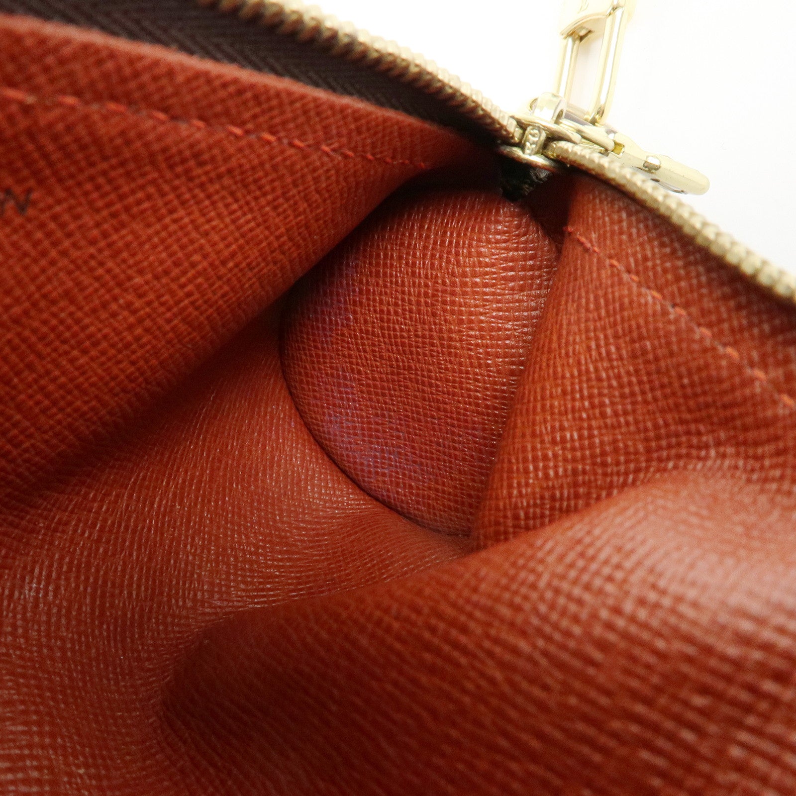 Louis Vuitton Dameir Mini Pouch for Papillon Bag Damier Ebene Brown