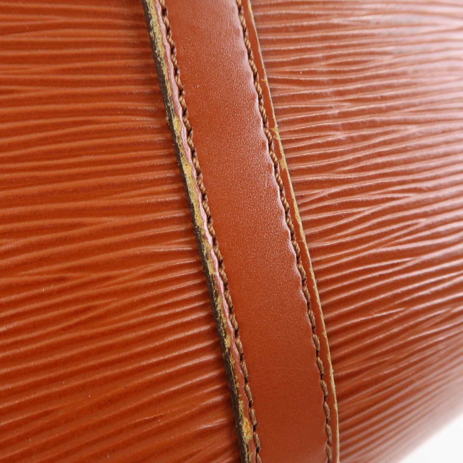 Louis Vuitton Epi Leather Soufflot Hand Bag Kenya Brown M52223