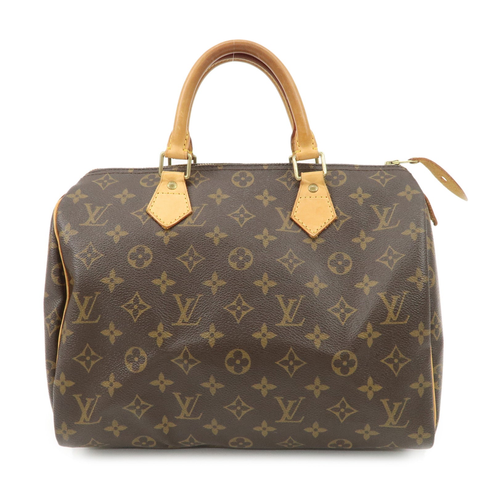 Louis Vuitton Monogram Speedy 35 Hand Bag Boston Bag M41524 Used