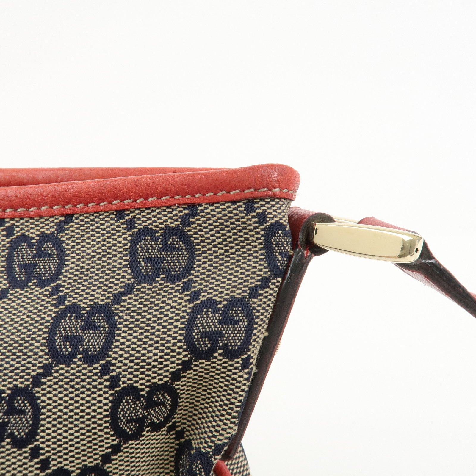 GUCCI Abbey GG Canvas Leather Shoulder Bag Crossbody Bag 131326