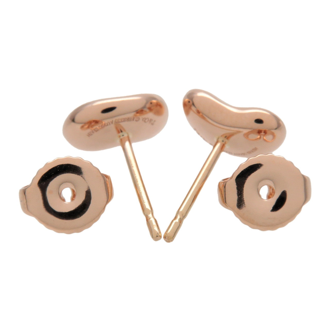 Tiffany & Co Bean Earrings 750PG Rose Gold