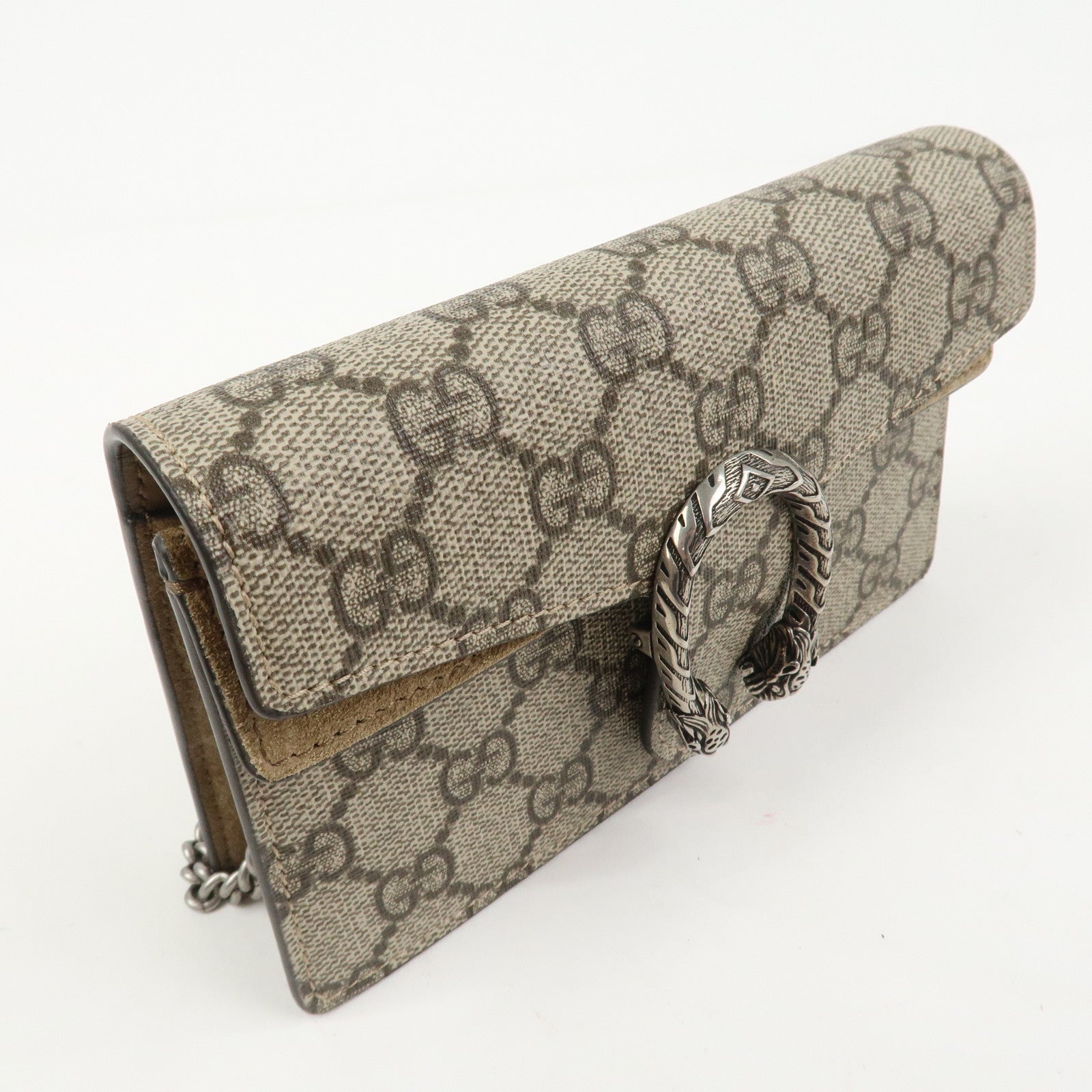 GUCCI Dionysus Super Mini Bag Leather Chain Shoulder Bag 476432