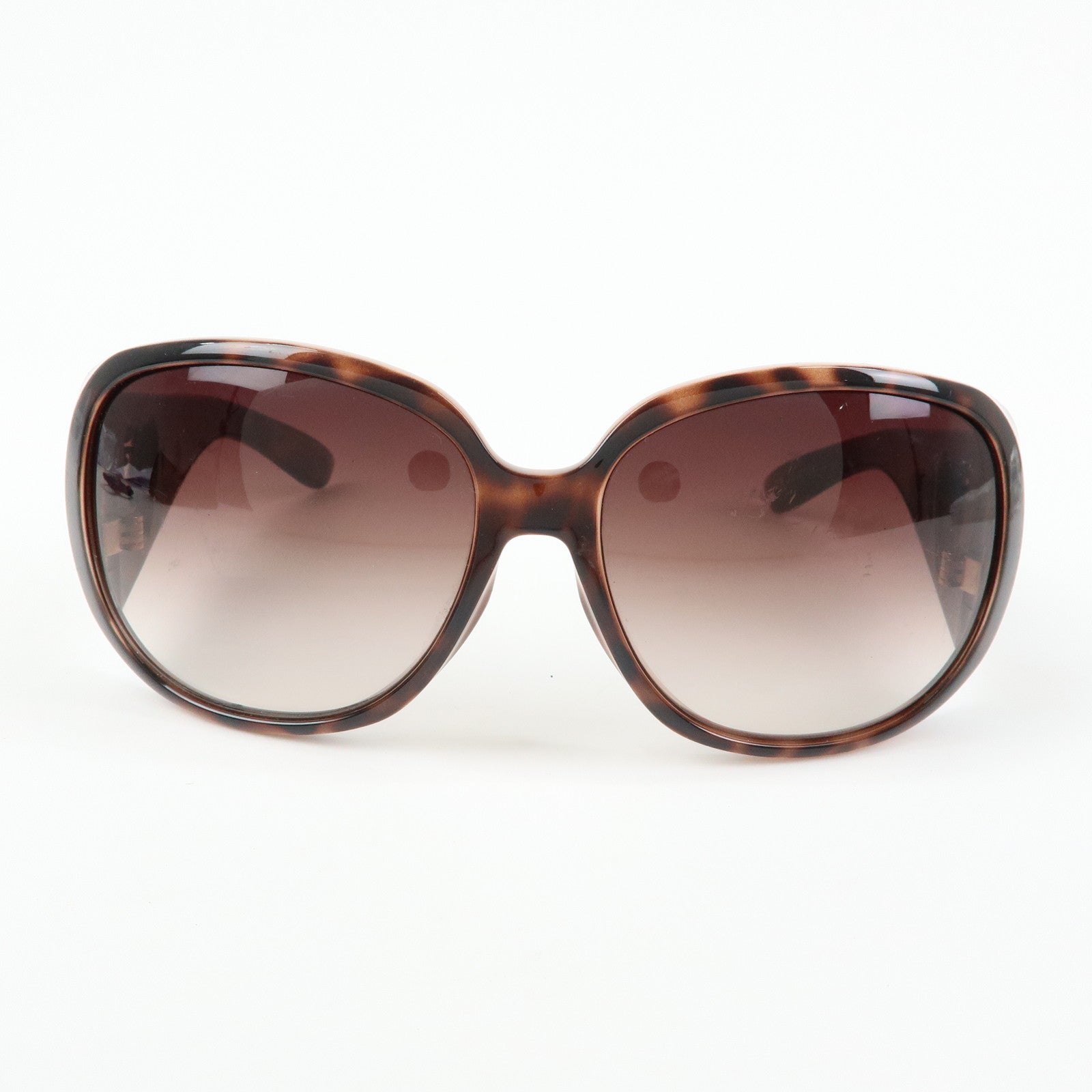 GUCCI Crest Plastic Sunglasses Heart Brown GG3067