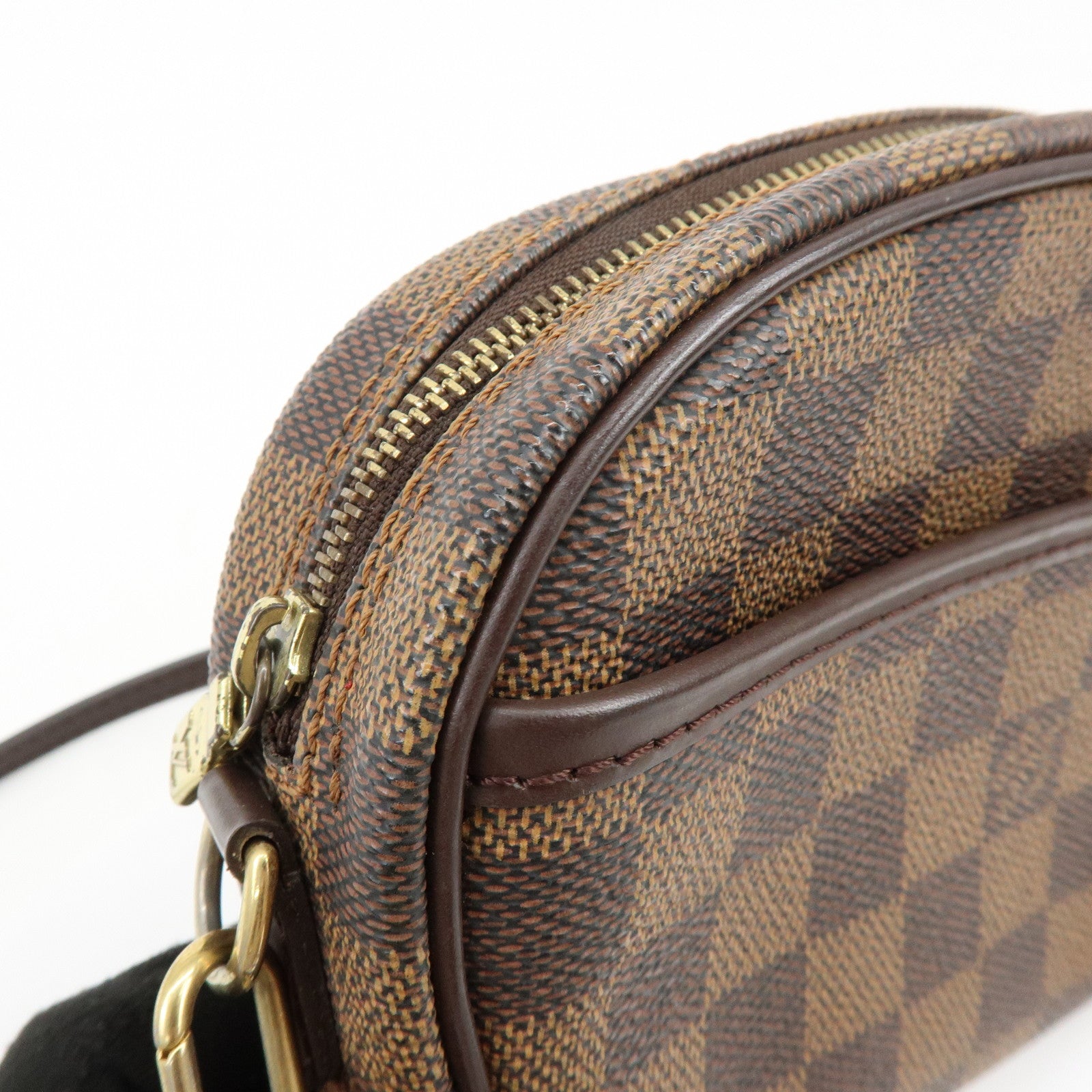 Louis Vuitton Damier Pochette Ipanema Shoulder Bag Ebene N51296