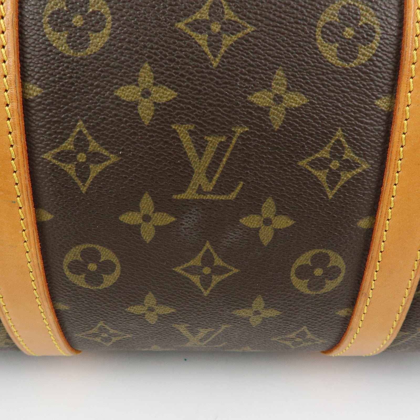 Louis Vuitton Monogram Sac Souple 35 Boston Bag Brown M41626
