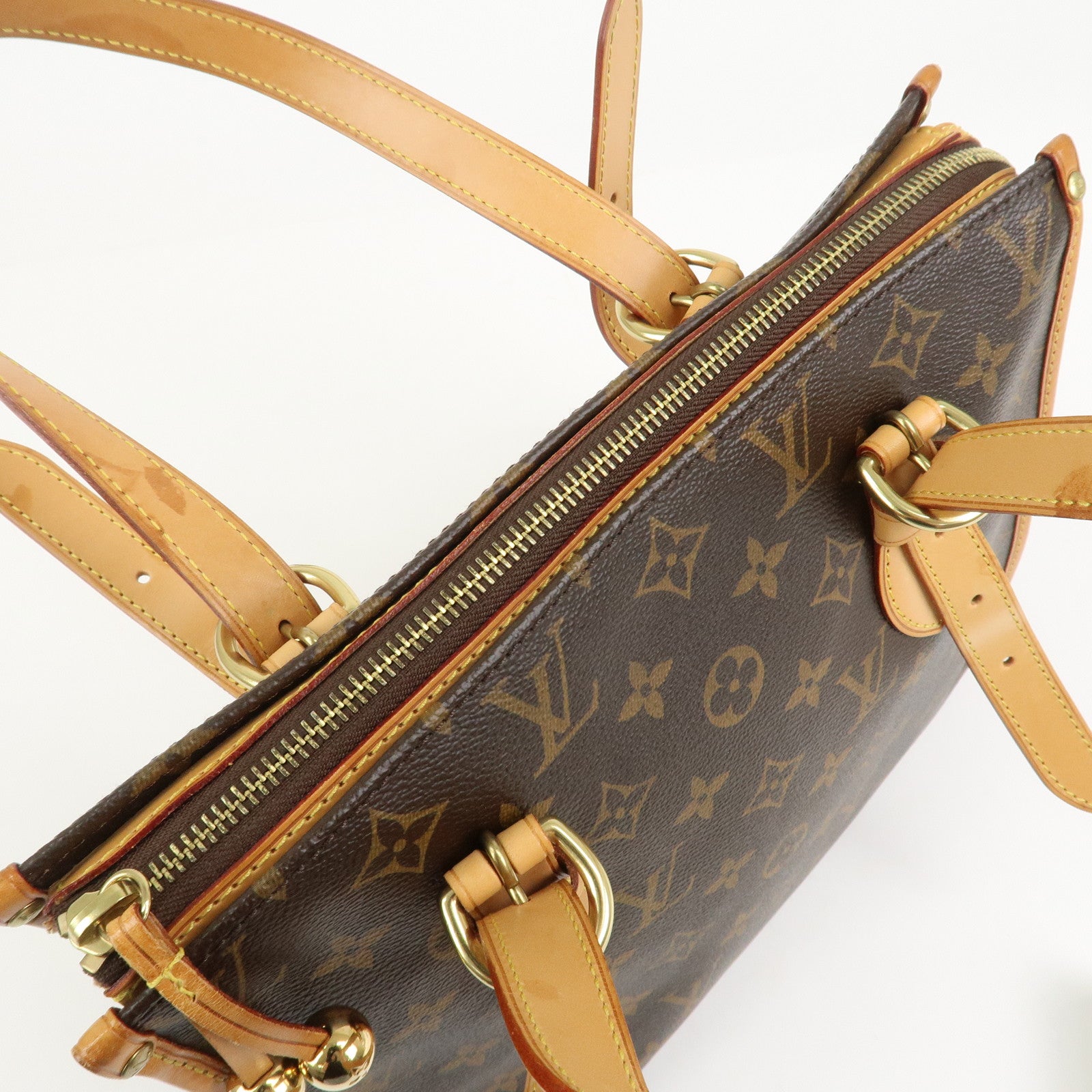 Louis Vuitton Monogram Popincourt Haut Shoulder Bag Brown M40007