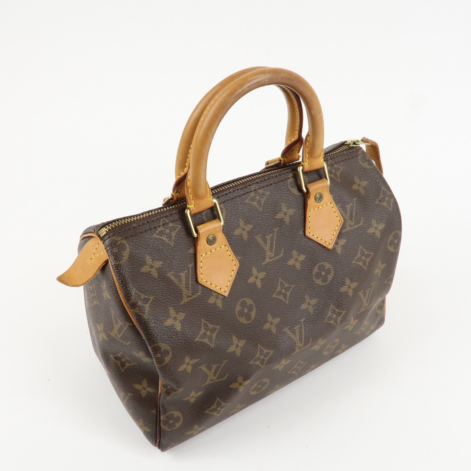 Louis Vuitton Monogram Speedy 25 Hand Bag Boston Bag M41528 Used