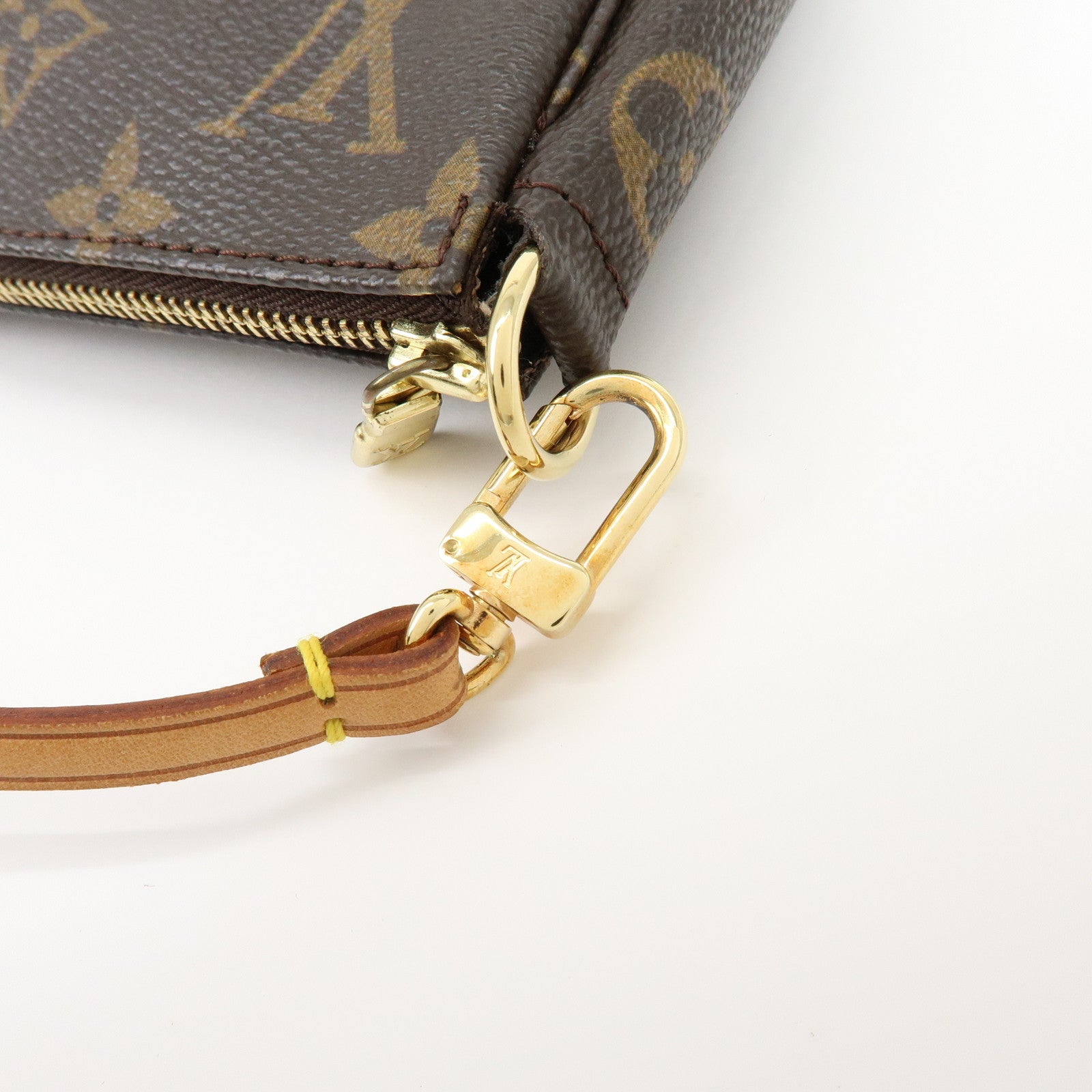 Louis Vuitton Monogram Pochette Accessoires Pouch Hand Bag M51980