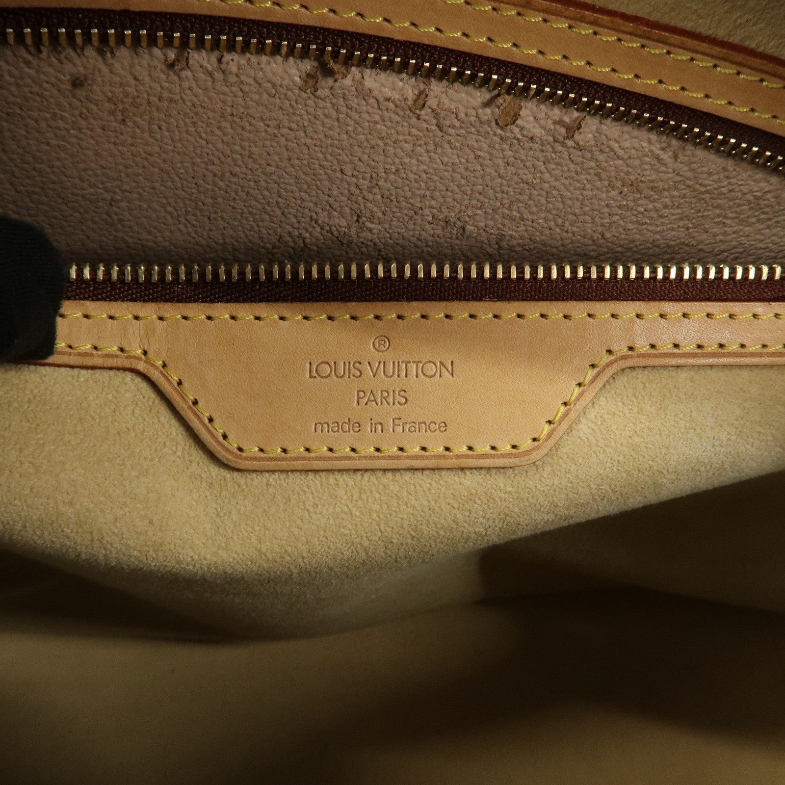 Louis Vuitton Monogram Luco Tote Bag Hand Bag Brown M51155