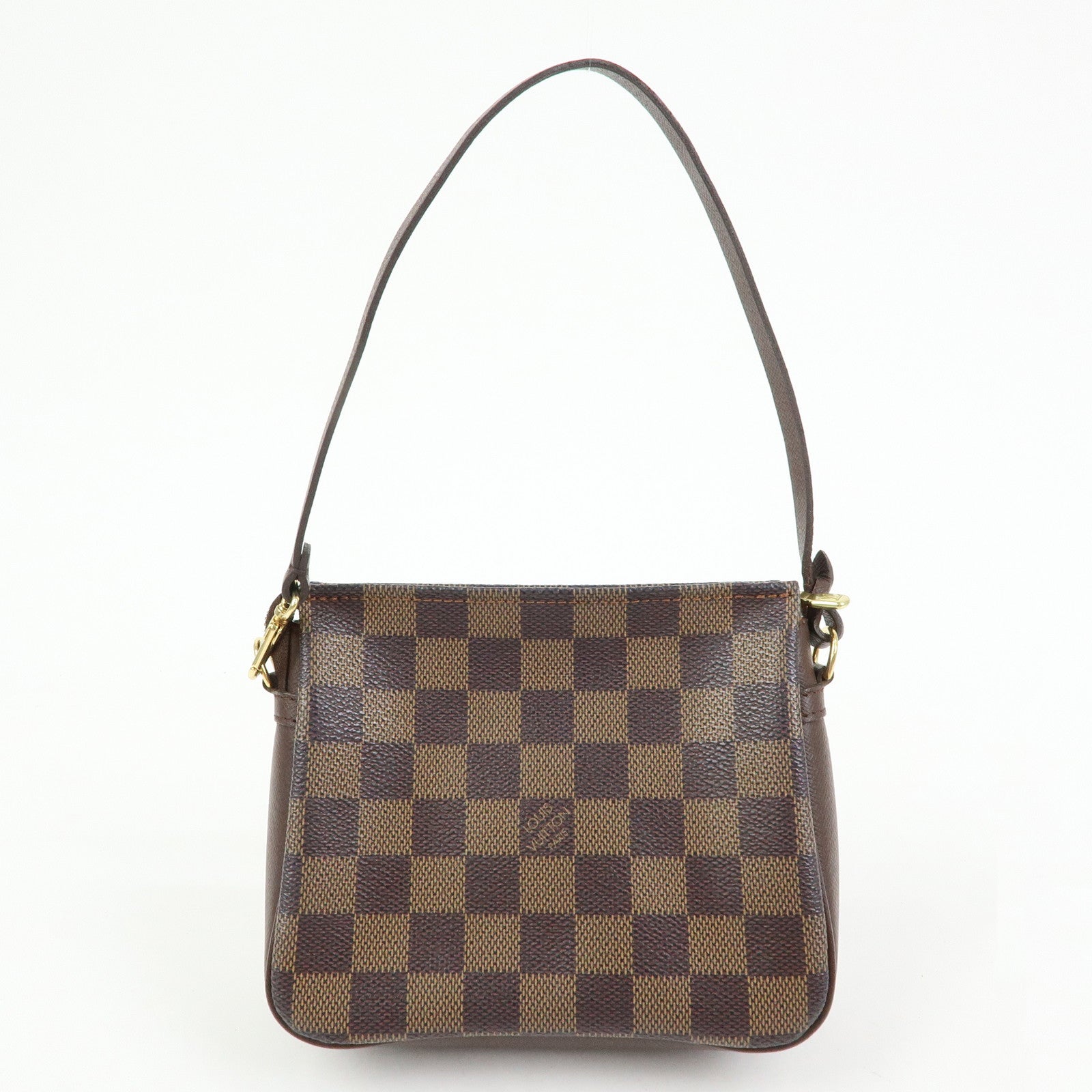 Louis Vuitton Damier Trousse Makeup Accessory Pouch Brown N51982