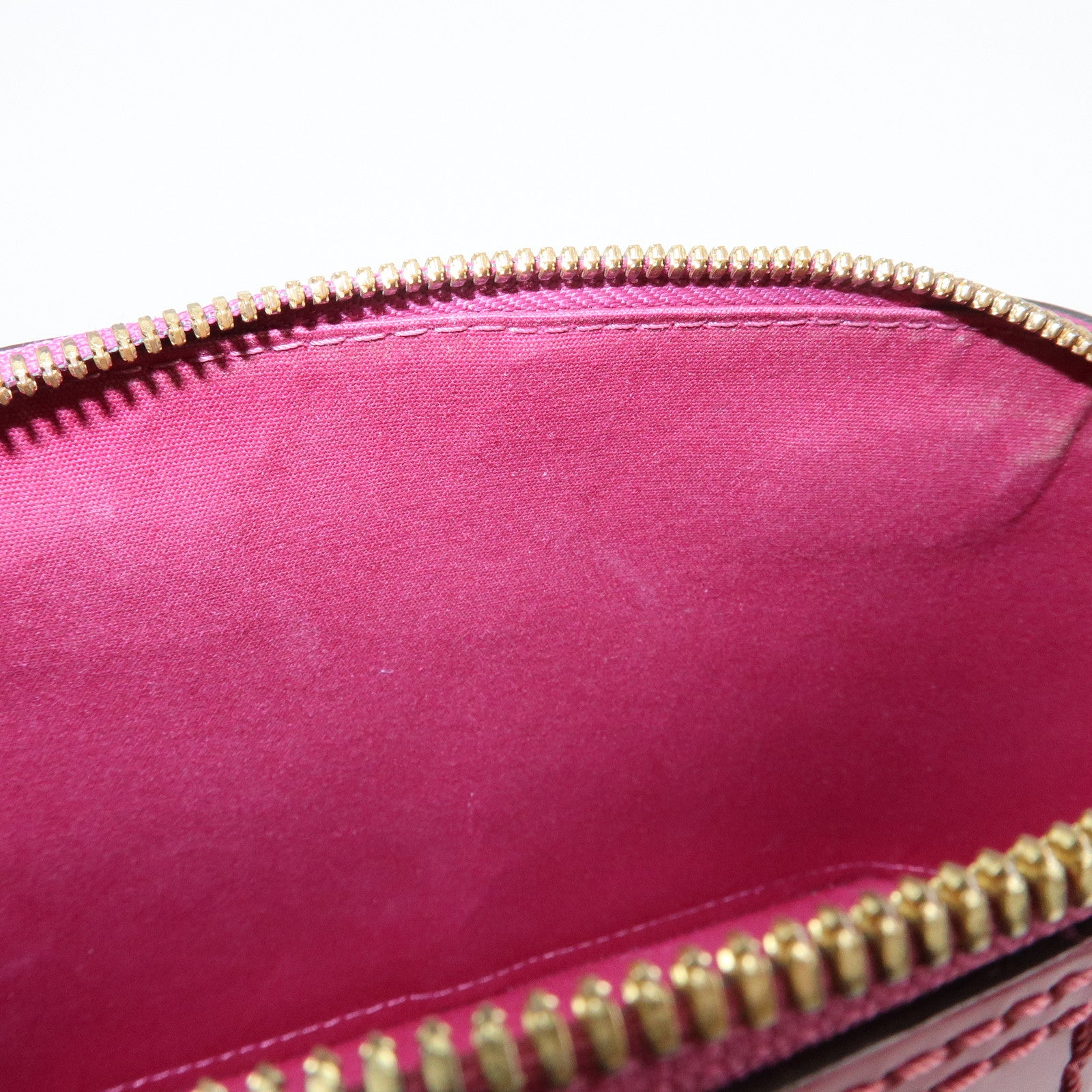 Louis Vuitton Monogram Vernis Alma BB 2Way Bag Magenta M54785