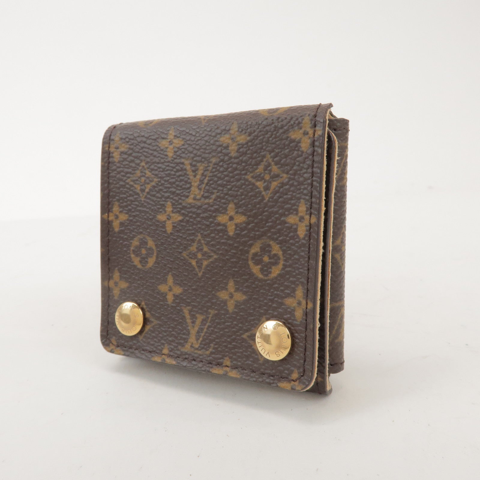 Louis Vuitton Monogram Set of 3 Canvas Necklace Case Earring Case