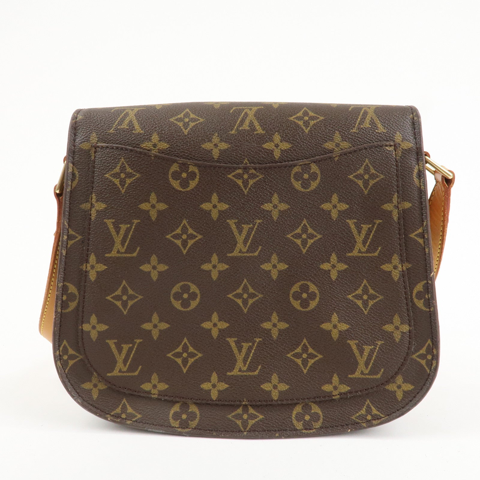 Louis Vuitton Monogram Saint Cloud GM Shoulder Bag Brown M51242 Used