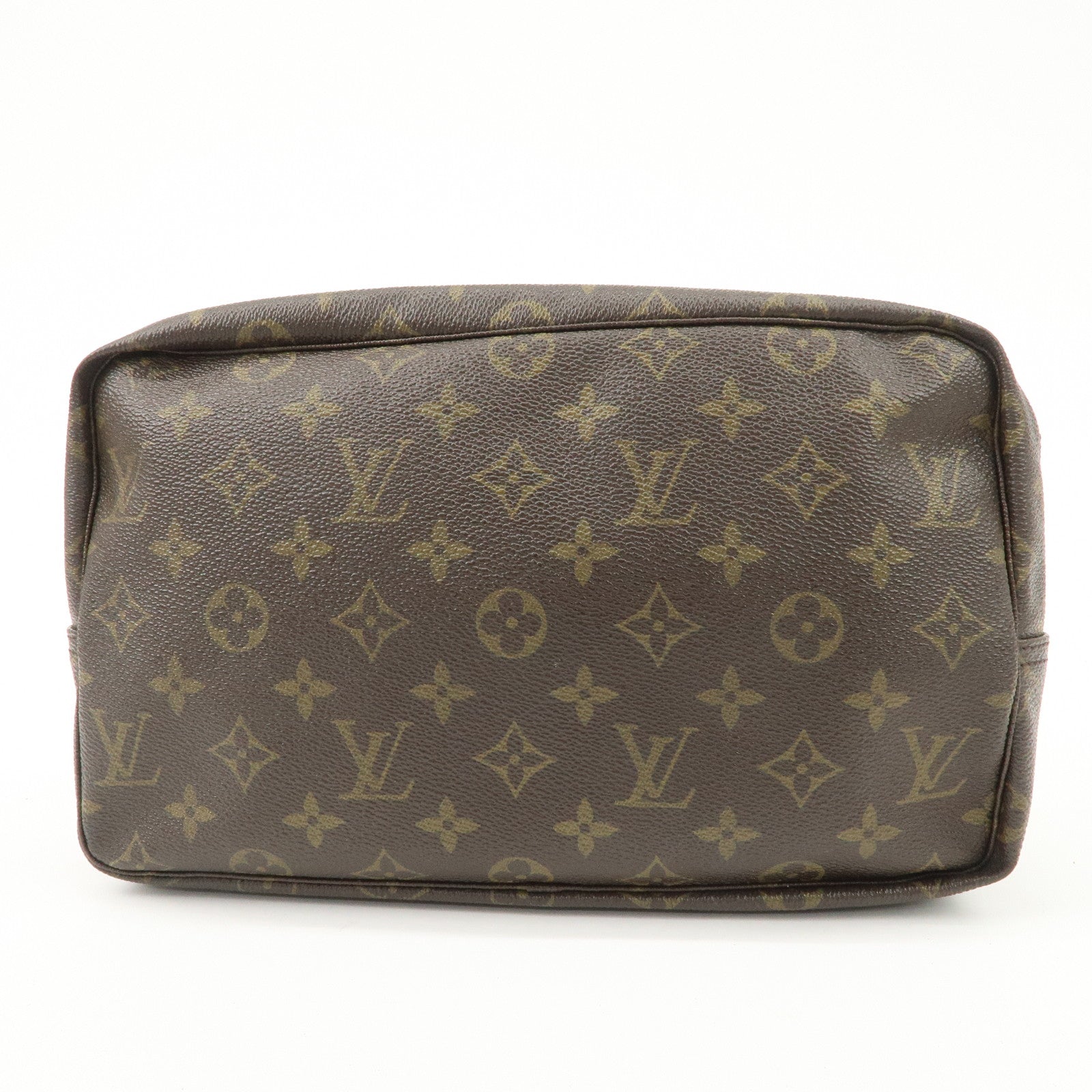 Louis Vuitton Monogram Trousse Toilette 28 Pouch Brown M47522 Used