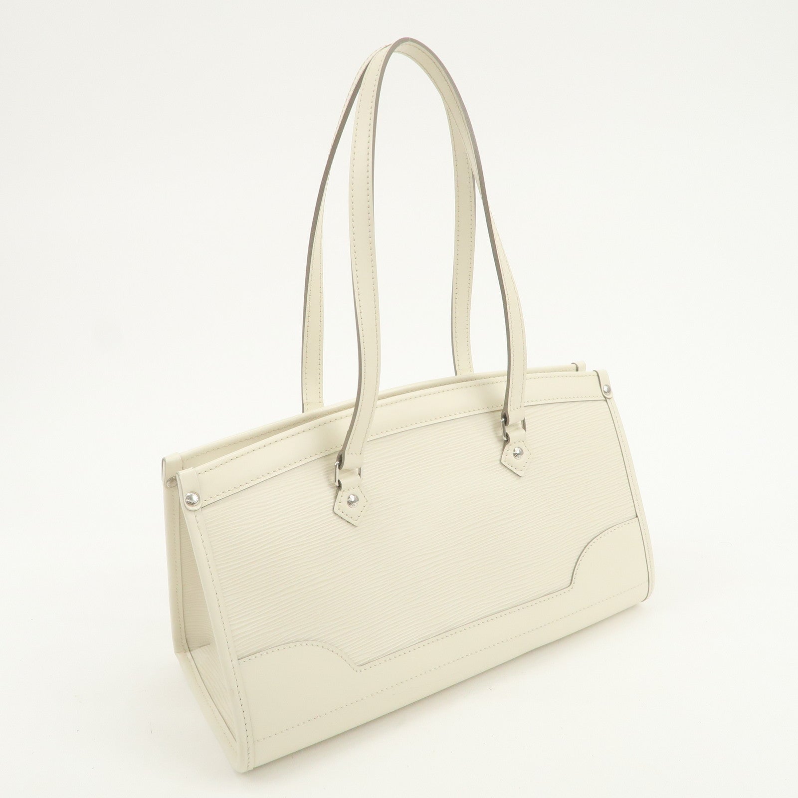 Louis Vuitton Epi Madeleine PM Hand Bag Ivoire White M5933J