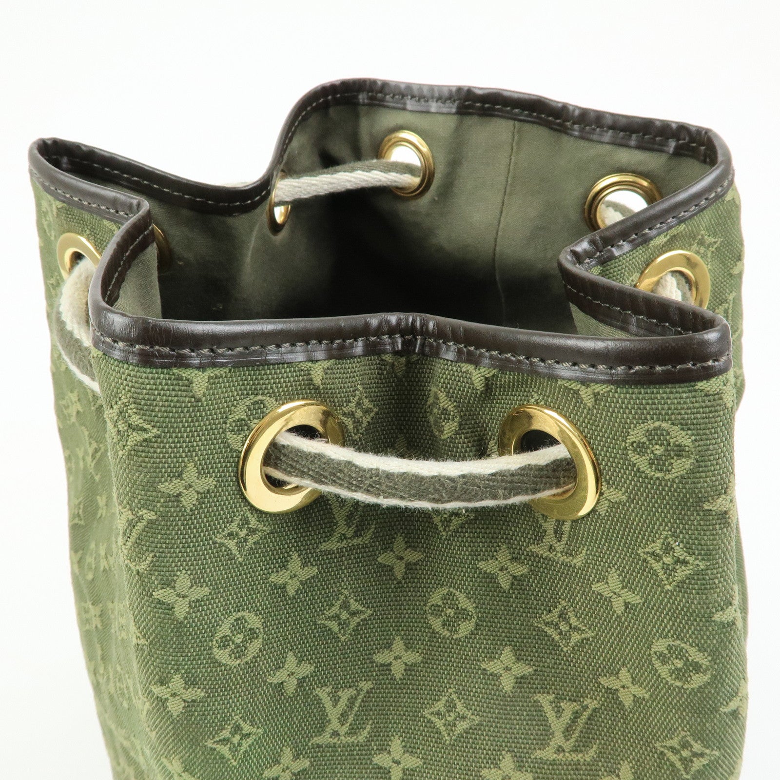 Louis Vuitton Betsy Monogram Mini Canvas Leather Shoulder Bag Khaki