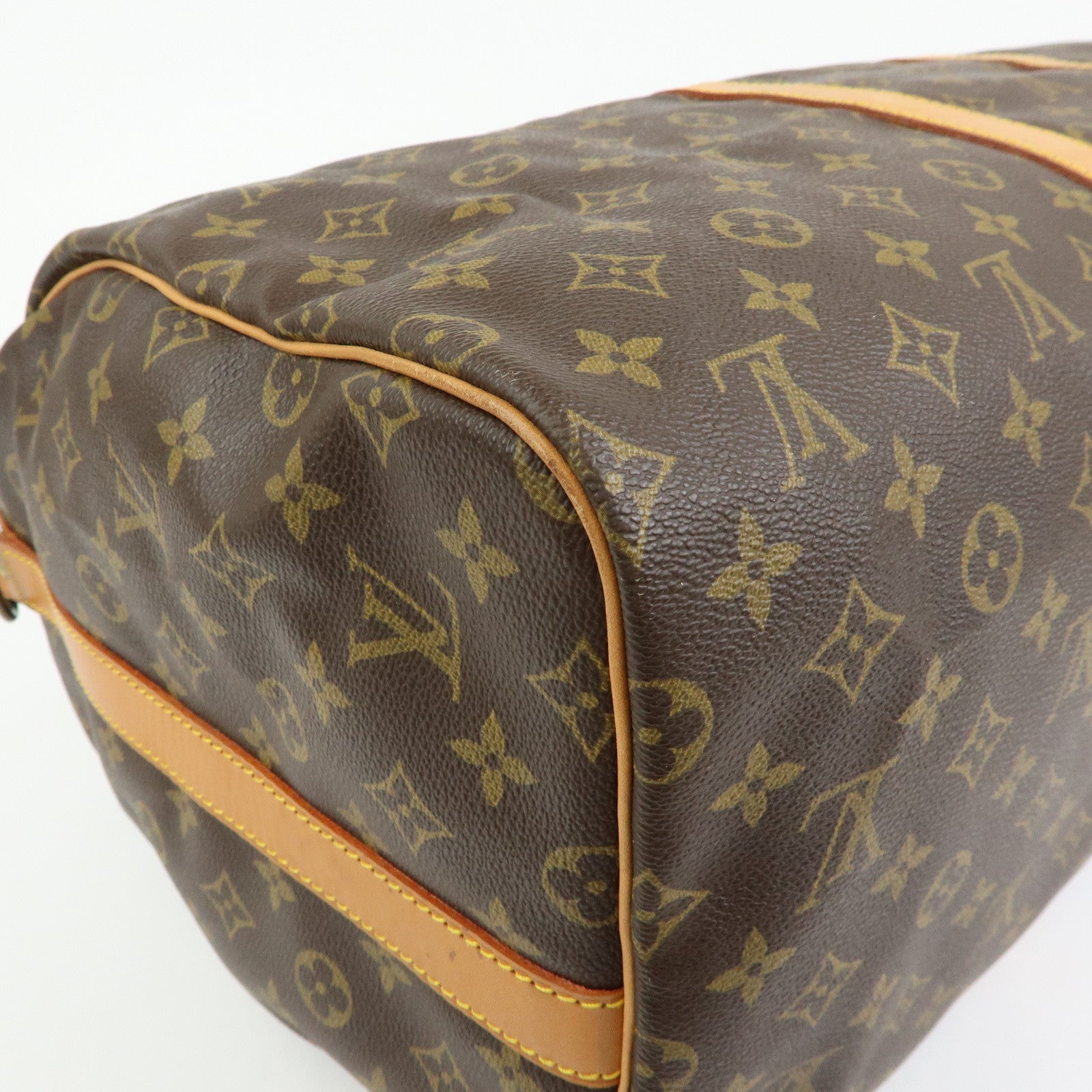 Louis Vuitton Monogram Keep All Bandouliere 55 Boston Bag M41414