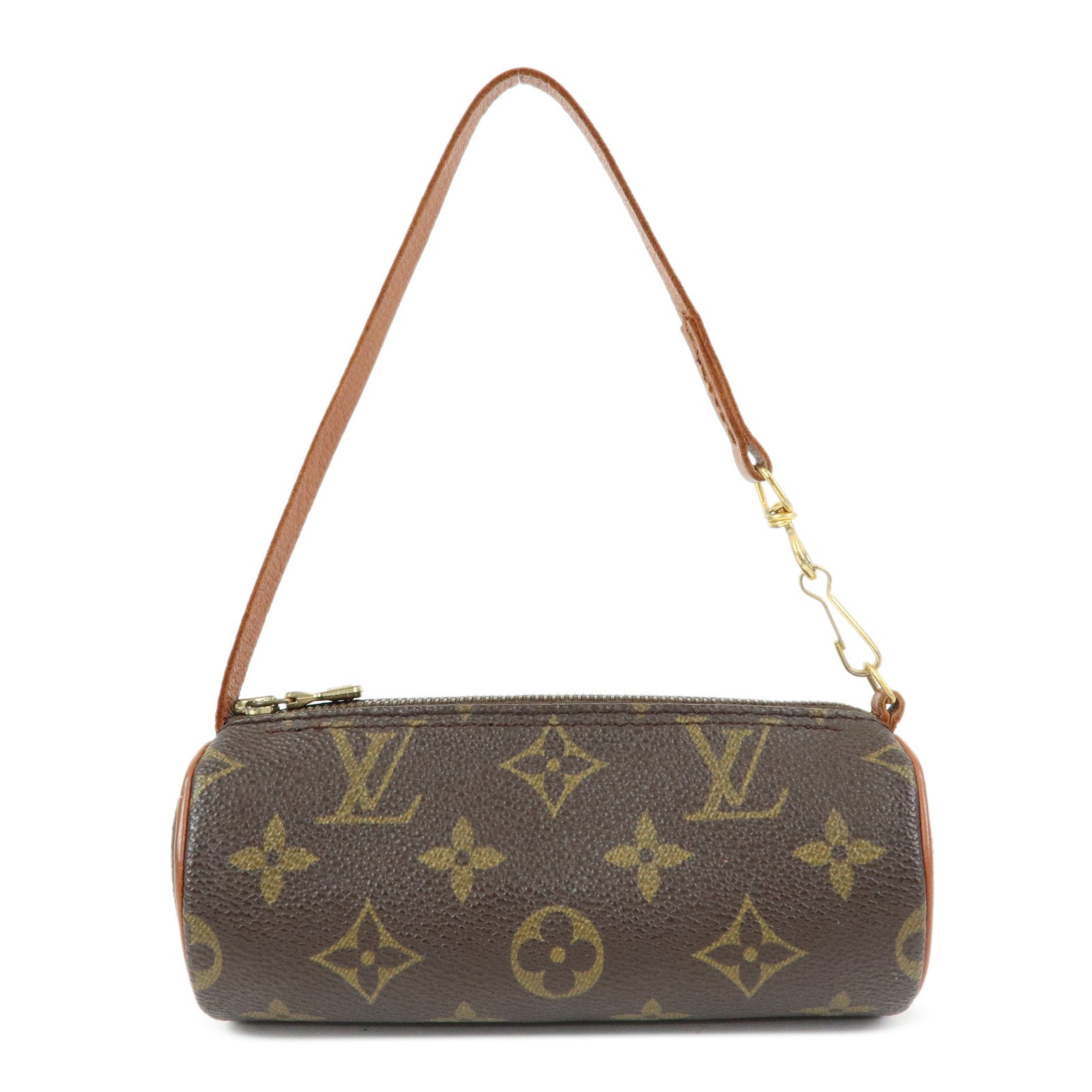 Louis Vuitton Monogram Canvas Mini Pouch for Papillon Bag Brown
