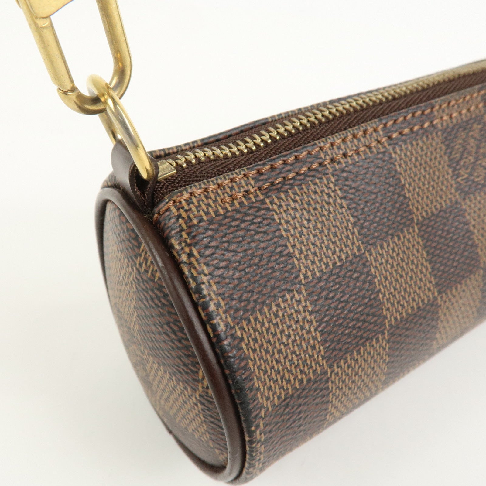 Louis Vuitton Damier Mini Pouch for Papillon Bag Brown